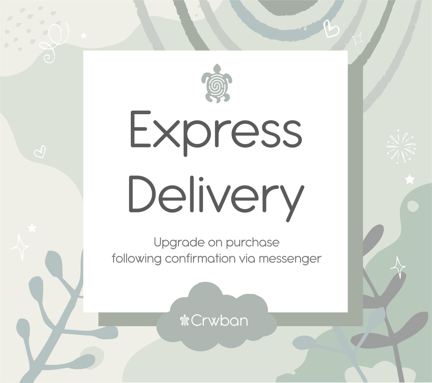 Special Delivery - Parcel: Purchasing following confirmation via Email