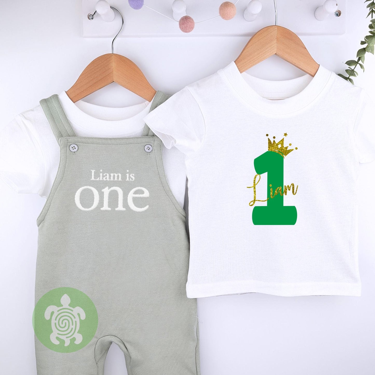 Crown 1st 2nd Birthday Embroidered Birthday Fleece Dungarees, Party Outfit design, Toddler 1st 2nd, Boy Girl Party Outfit, Birthday Outfit
