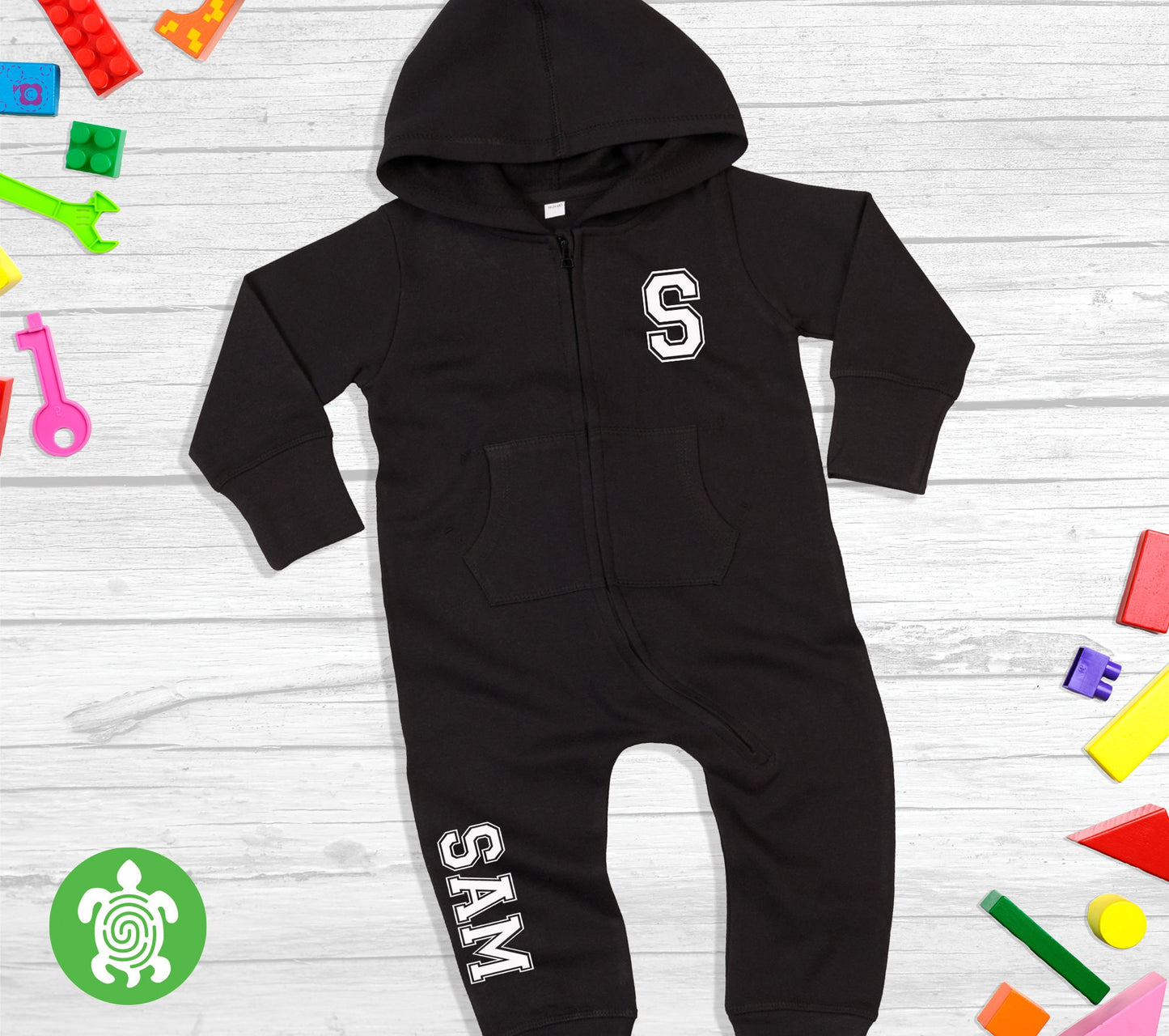 Personalised Varsity Onesie Baby and Toddler All-in-one Childrenswear