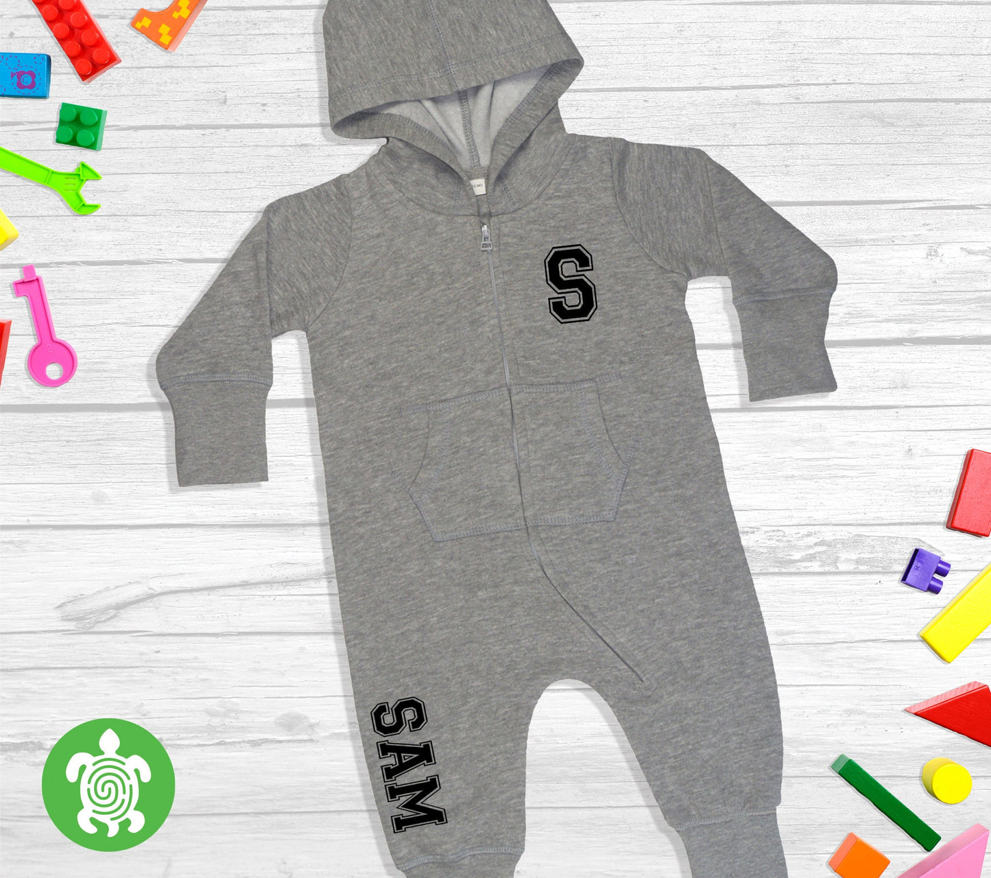 Personalised Varsity Onesie Baby and Toddler All-in-one Childrenswear