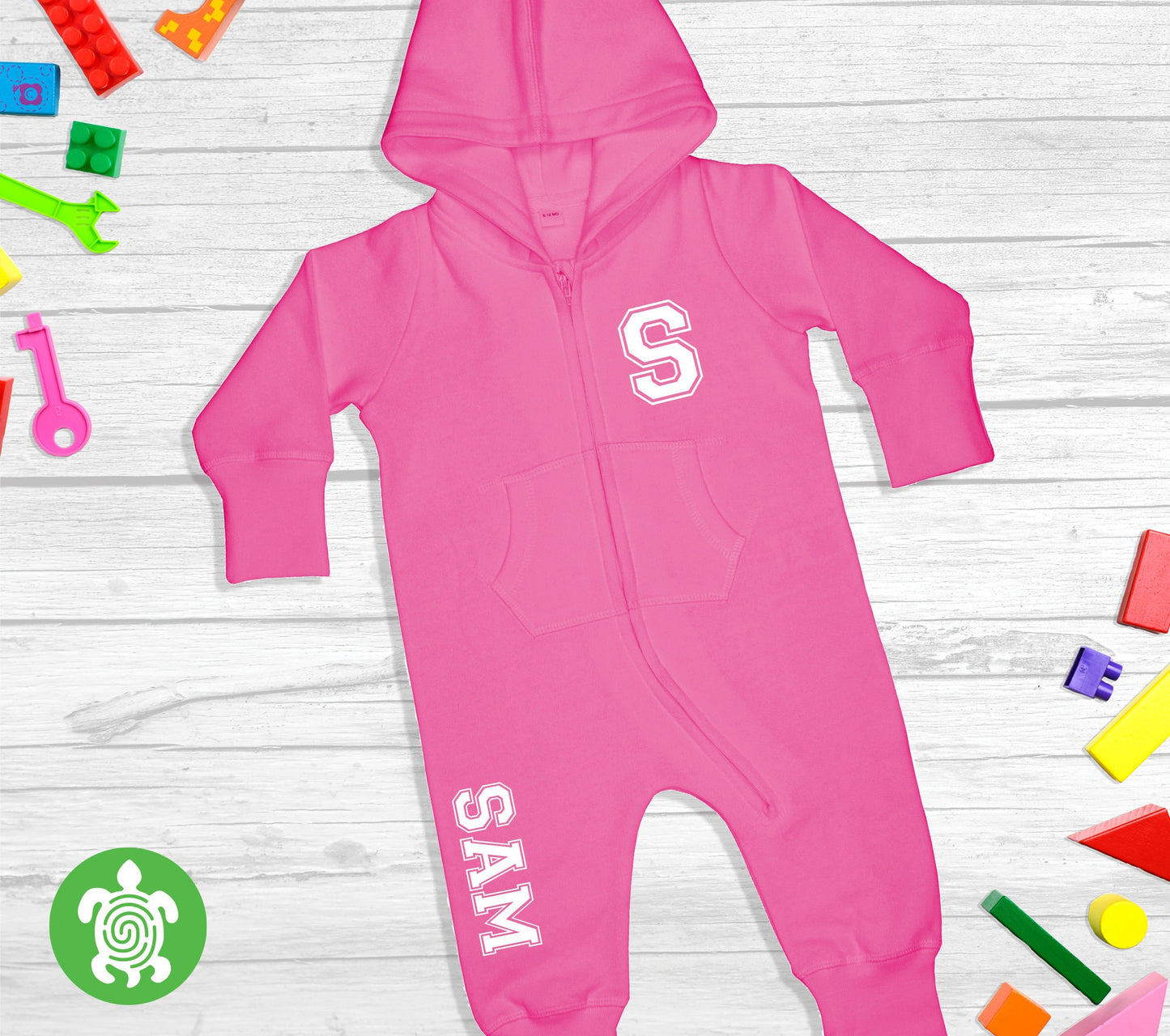 Personalised Varsity Onesie Baby and Toddler All-in-one Childrenswear