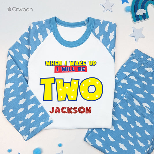 Toy Themed Personalised Any Age Kids Outfit, Birthday Morning Set, Custom Name Cotton Clothing Set, Tight-fitting style, Movie Inspired