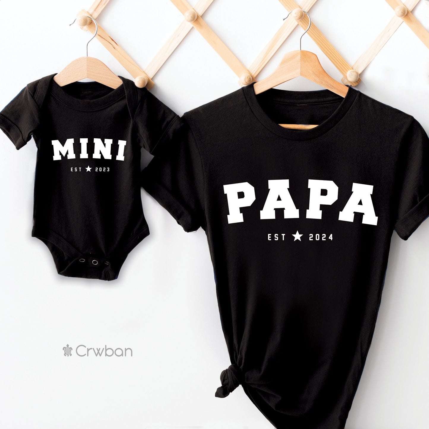 Matching Daddy and Mini T-shirts, Father's Day Gift, Toddler Girl Boy, Matching Dad Dada Gift Set, T-shirt Daddy & Me, Birthday Gift