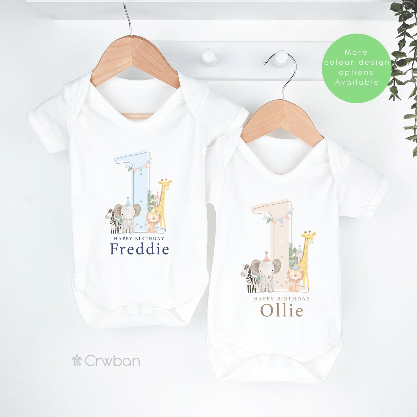 Safari Neutral Shadow Happy Birthday Party T-shirt Top, Personalised 1st 2nd 3rd Birthday design, Birthday Outfit, First Second Birthday Tee