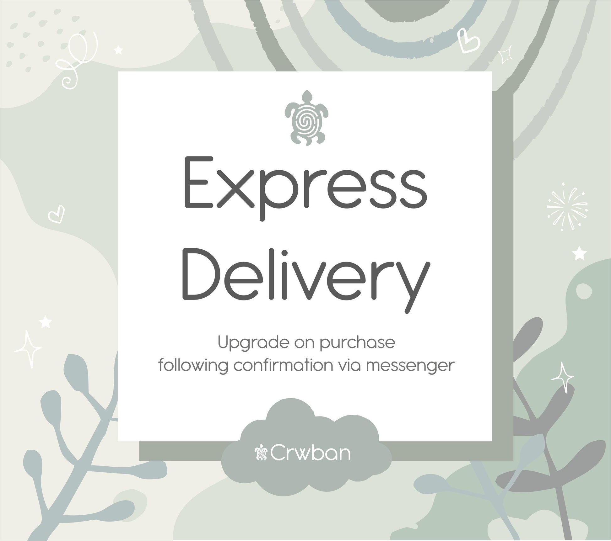Special Delivery - Parcel: Purchasing following confirmation via Email