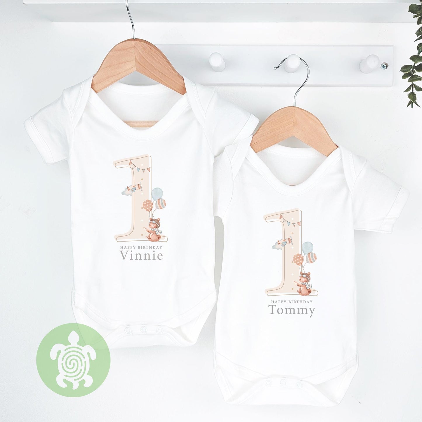 Personalised Airplane Teddy Shadow Birthday Any Age, 1st Birthday Party, Birthday T-shirt, Baby Vest, Childs Jumper, Birthday outfit
