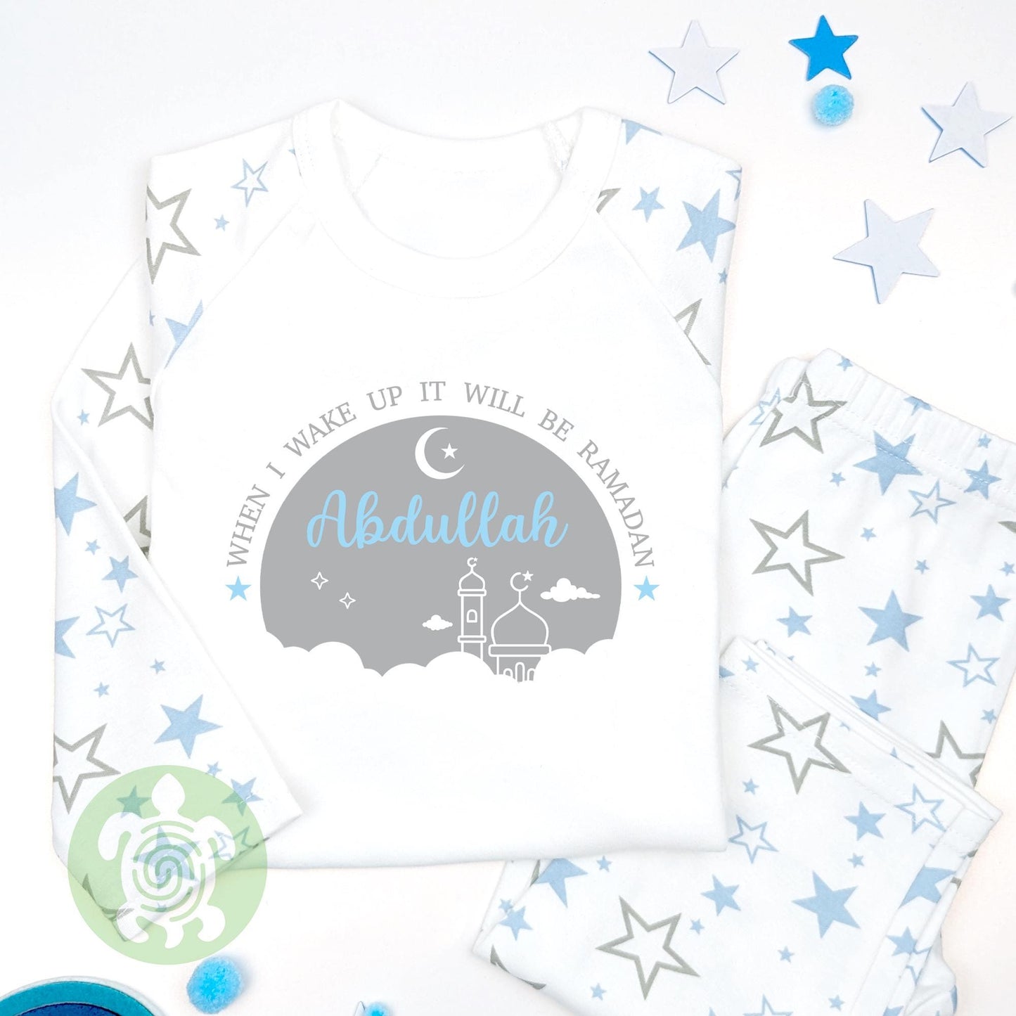 Personalised Boys When I wake up Ramadan, Children's Eid , Celebration Outfit, Eid Ramadan, Cotton Clothing Set, Tight-fitting style