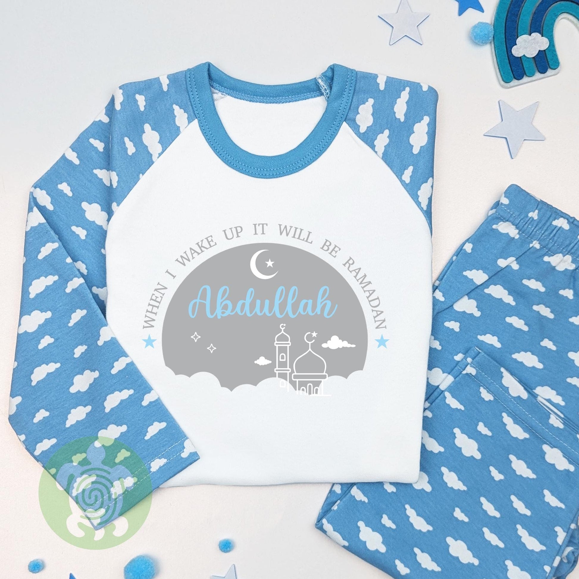Personalised Boys When I wake up Ramadan, Children's Eid , Celebration Outfit, Eid Ramadan, Cotton Clothing Set, Tight-fitting style