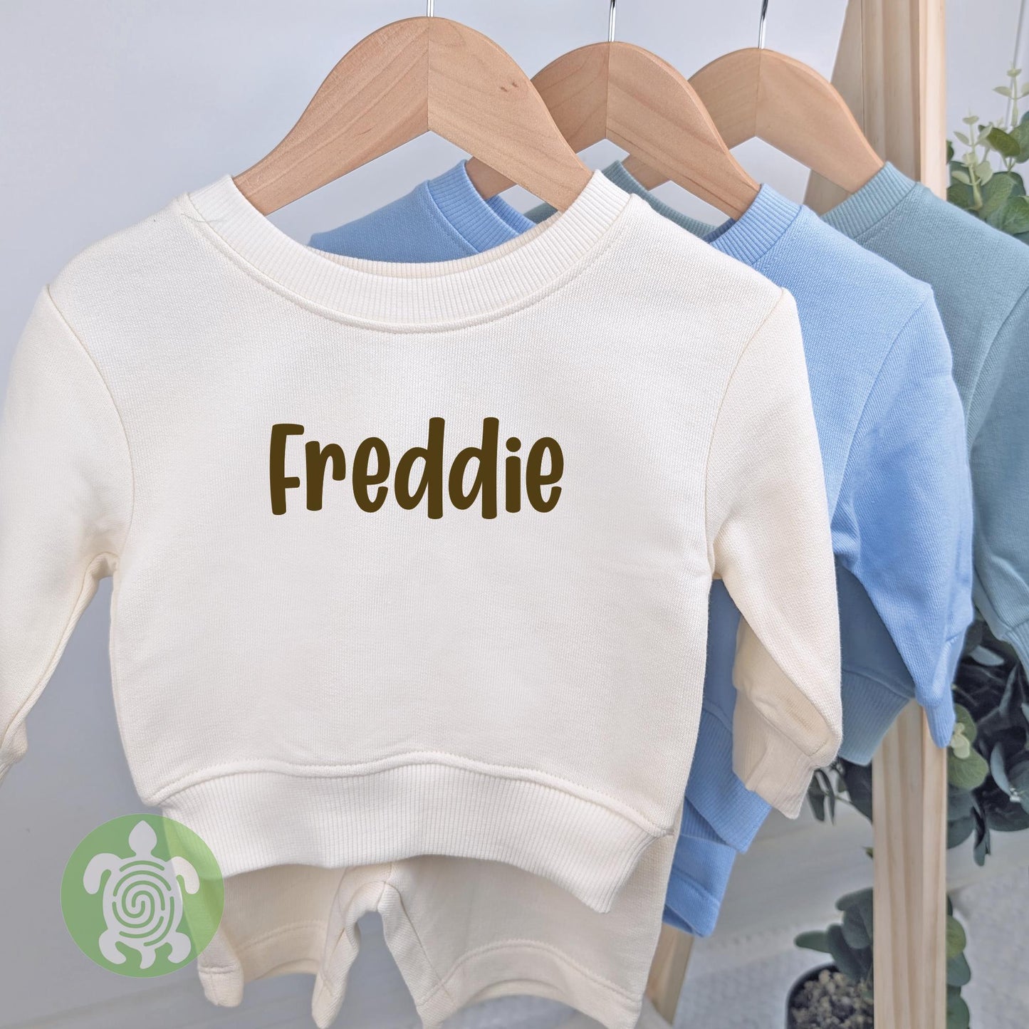 Sweater and Shorts Personalised Cotton Sets, Printed Name, Kids Sets, Personalised Outfit, Toddler Outfit, Children's Summer Outfit Set