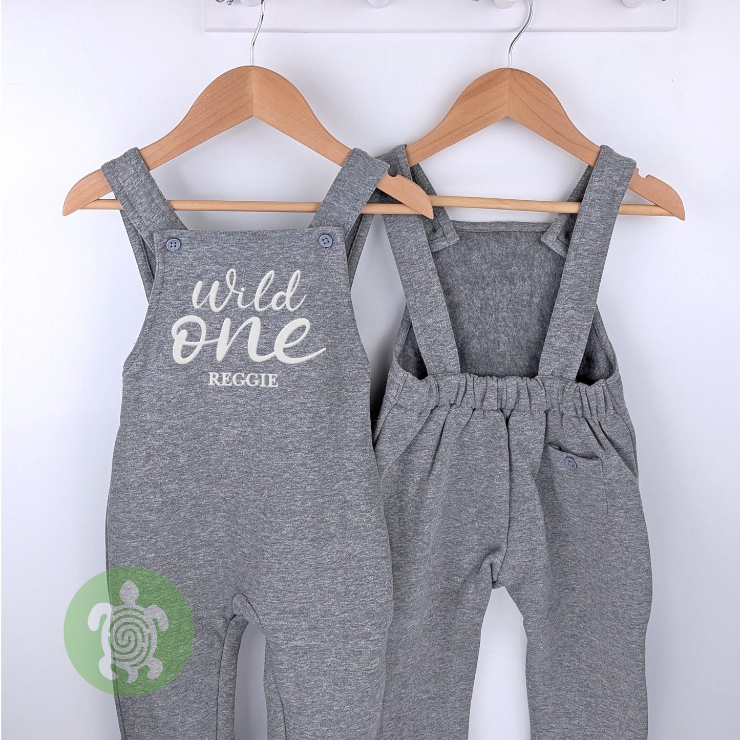 Embroidered Wild One Birthday Fleece Dungarees, Party Outfit design, Toddler 1st First, Boy Girl Party Outfit, Kids Overalls,Birthday Outfit
