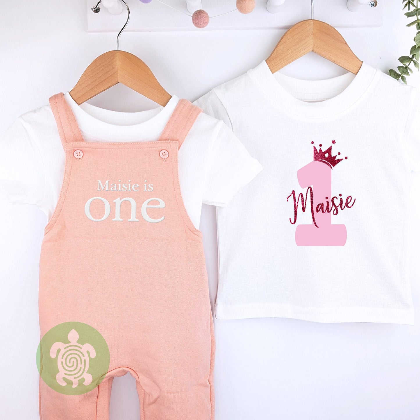 Crown 1st 2nd Birthday Embroidered Birthday Fleece Dungarees, Party Outfit design, Toddler 1st 2nd, Boy Girl Party Outfit, Birthday Outfit