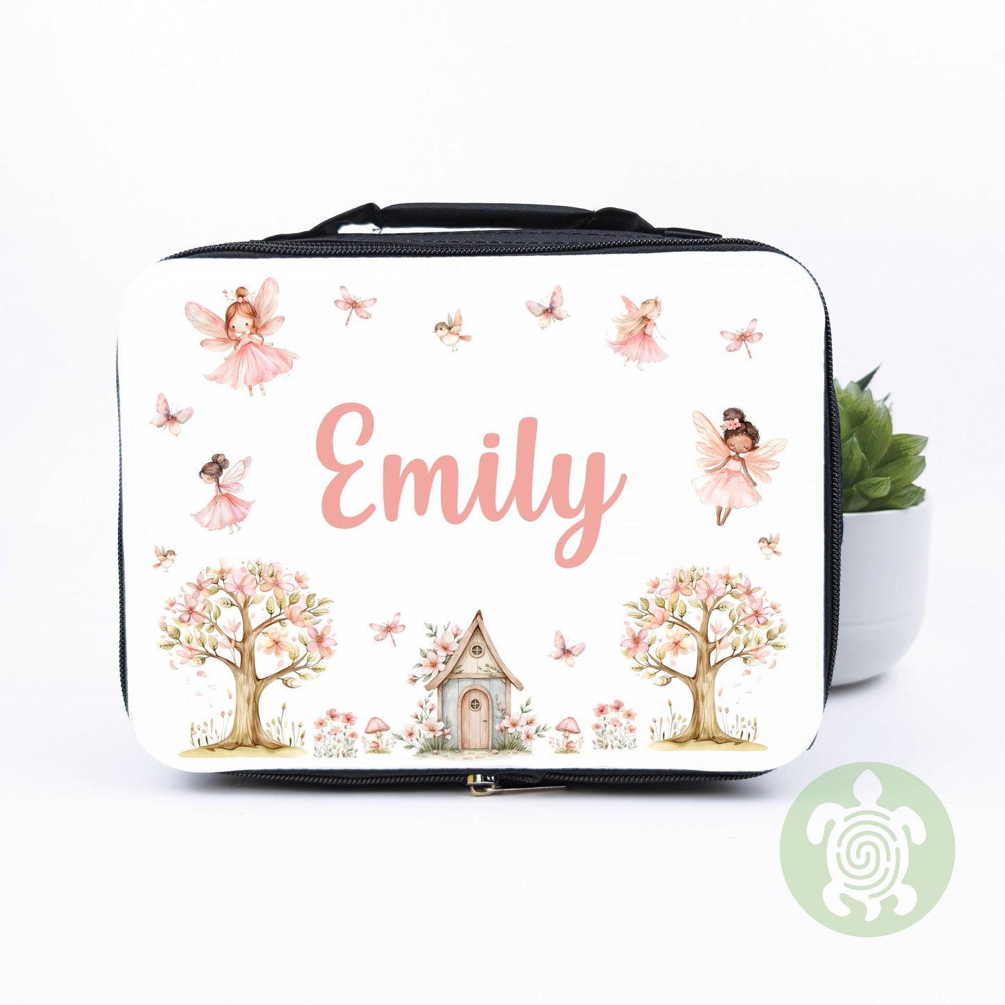 Personalised Fairy Lunch Bag, Snack Box & Water Bottle Set - Kids Lunch Bag - Girls Lunch Box - Kids Water Bottles - Girls back to school