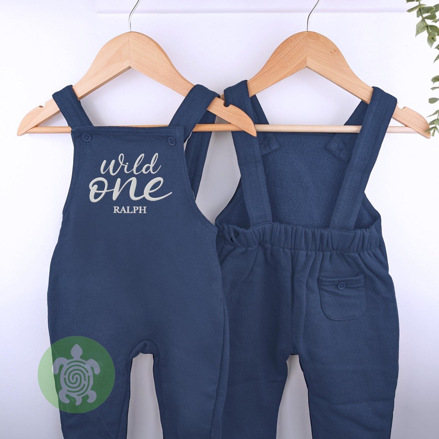 Embroidered Wild One Birthday Fleece Dungarees, Party Outfit design, Toddler 1st First, Boy Girl Party Outfit, Kids Overalls,Birthday Outfit