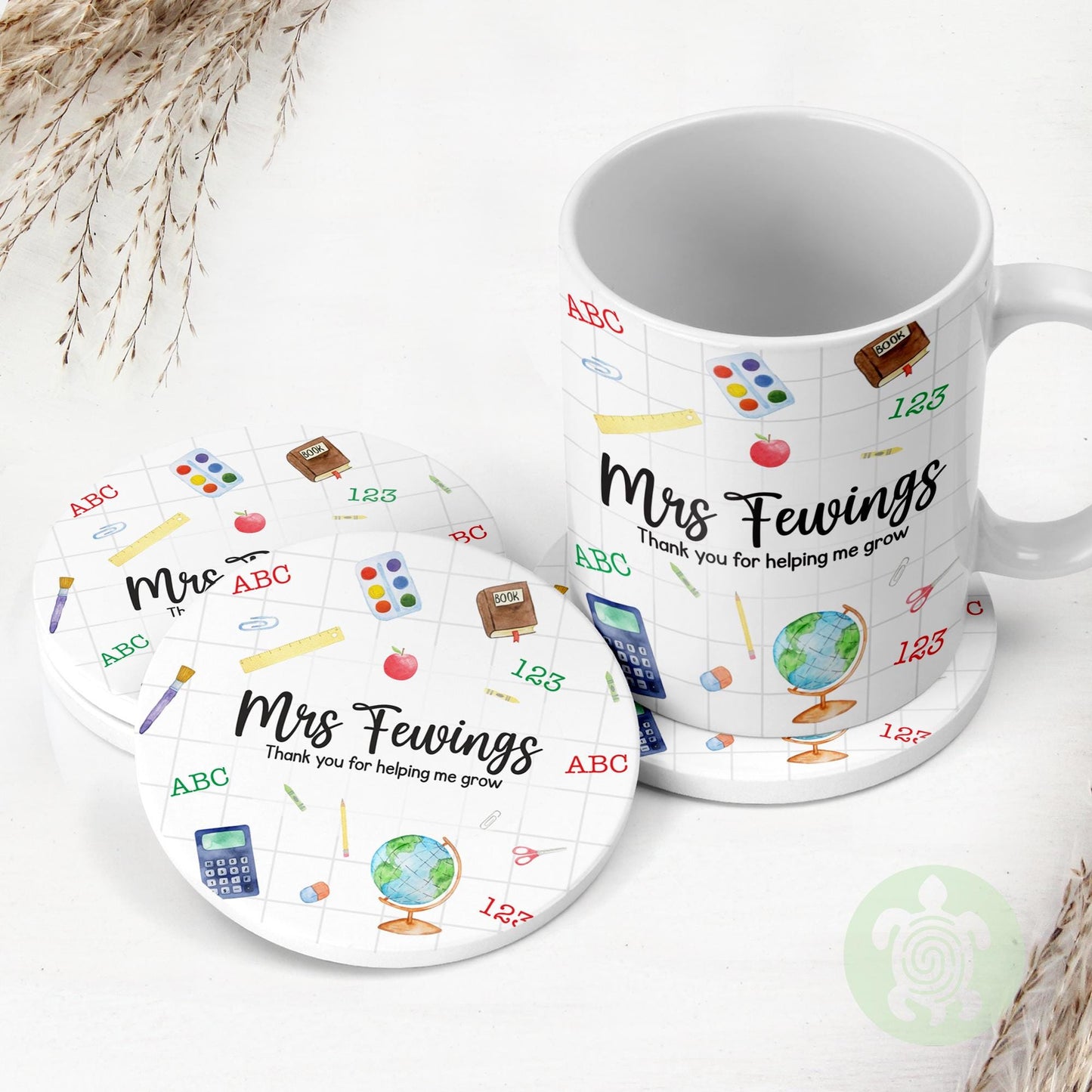 Personalised School Teacher Thank You Gift, Teacher Mug With Name, Teacher Appreciation Gift, End of Term Gift, Nursery Teacher Gift