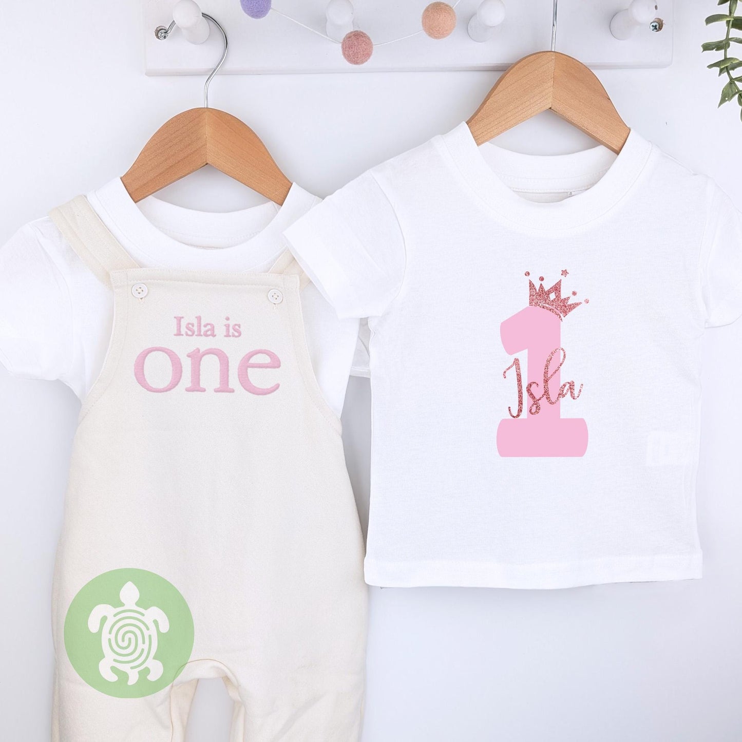 Crown 1st 2nd Birthday Embroidered Birthday Fleece Dungarees, Party Outfit design, Toddler 1st 2nd, Boy Girl Party Outfit, Birthday Outfit