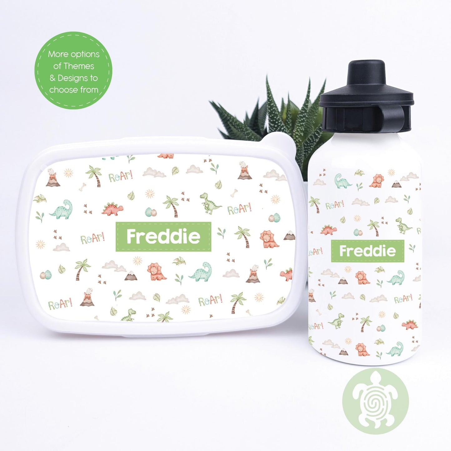 Personalised Children's Snack Box & Water Bottle Set - Kids Lunch Set - Boys Lunch Box - Kids Water Bottles - Boys back to school - Custom