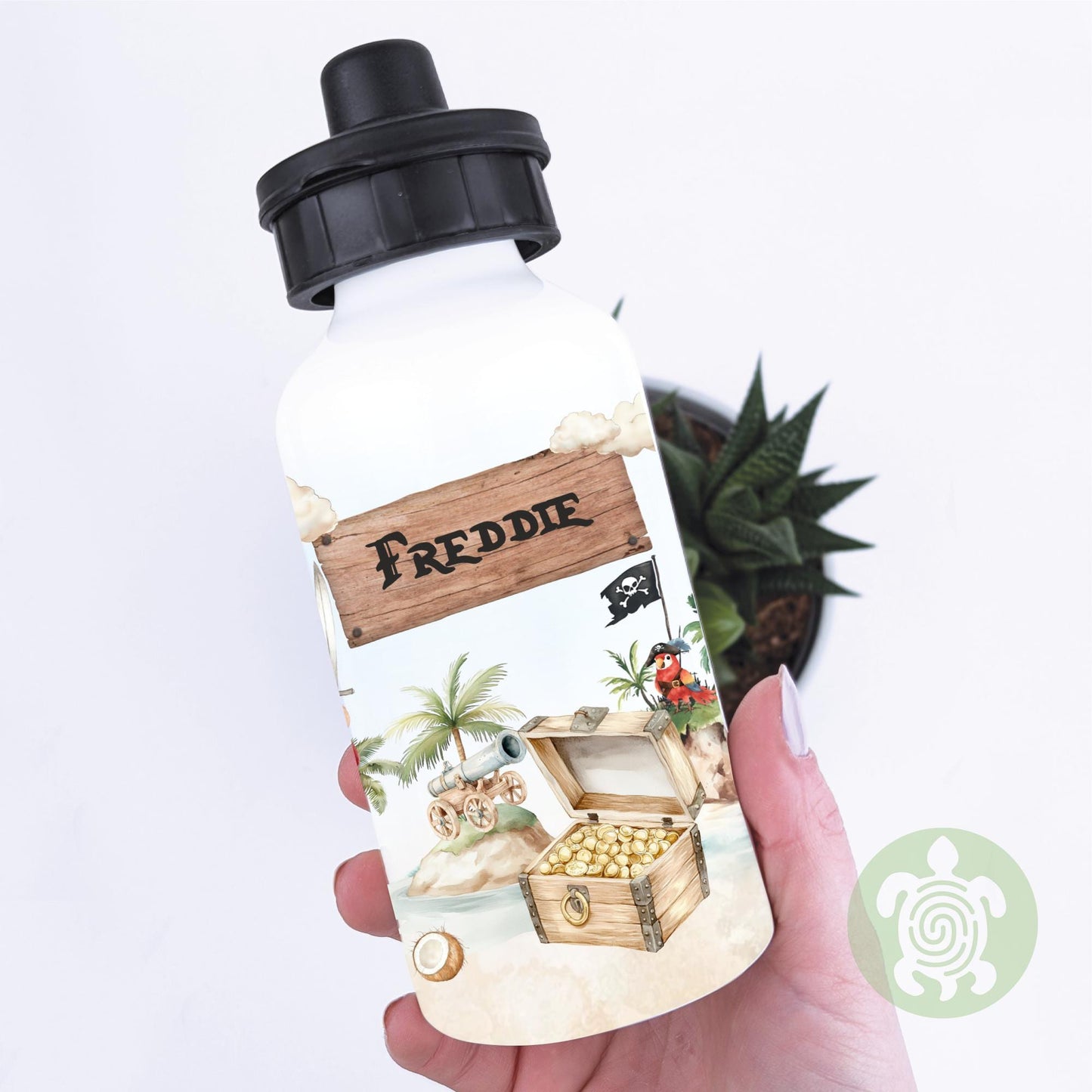 Personalised Pirate Lunch Bag, Snack Box & Water Bottle Set - Kids Lunch Bag - Boys Lunch Box - Kids Water Bottles - Boys back to school