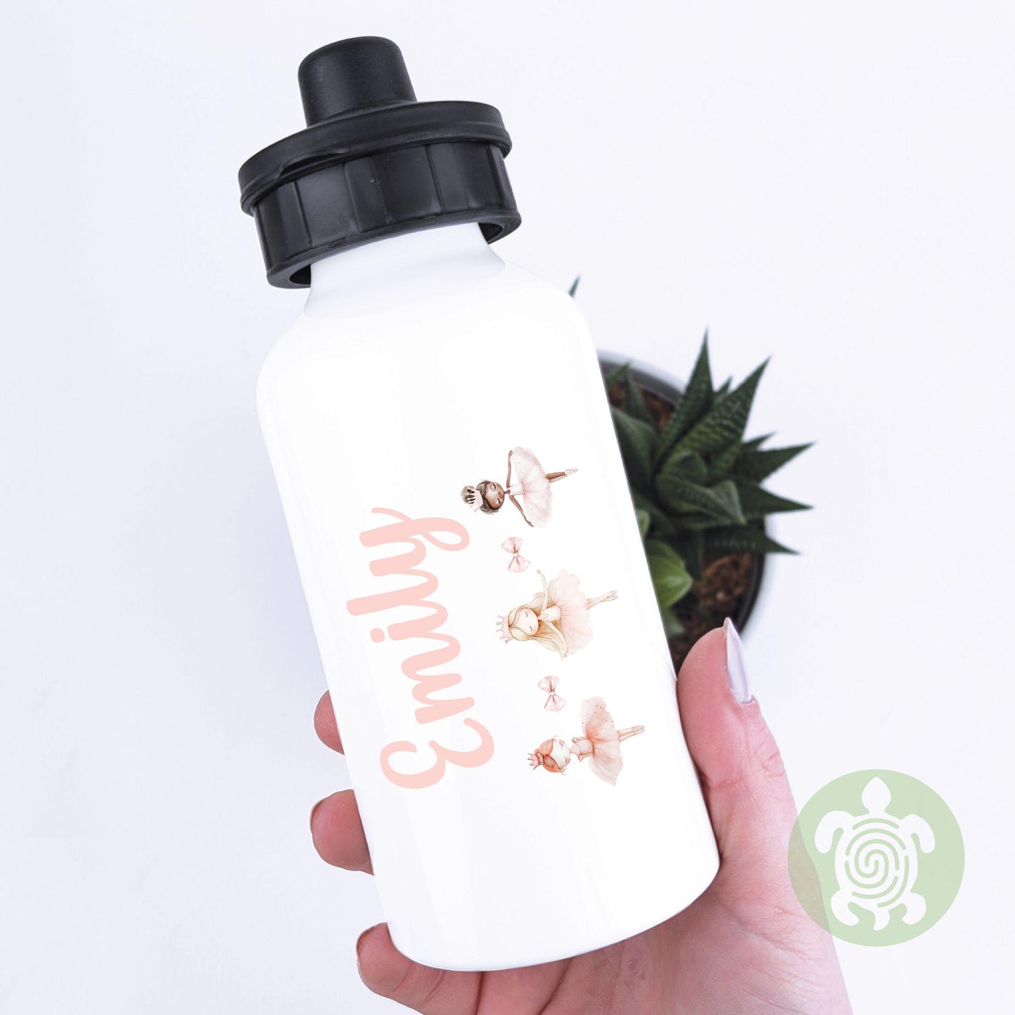 Personalised Ballerina Lunch Bag, Snack Box & Water Bottle Set - Kids Lunch Bag - Girls Lunch Box - Kids Water Bottles -Girls back to school