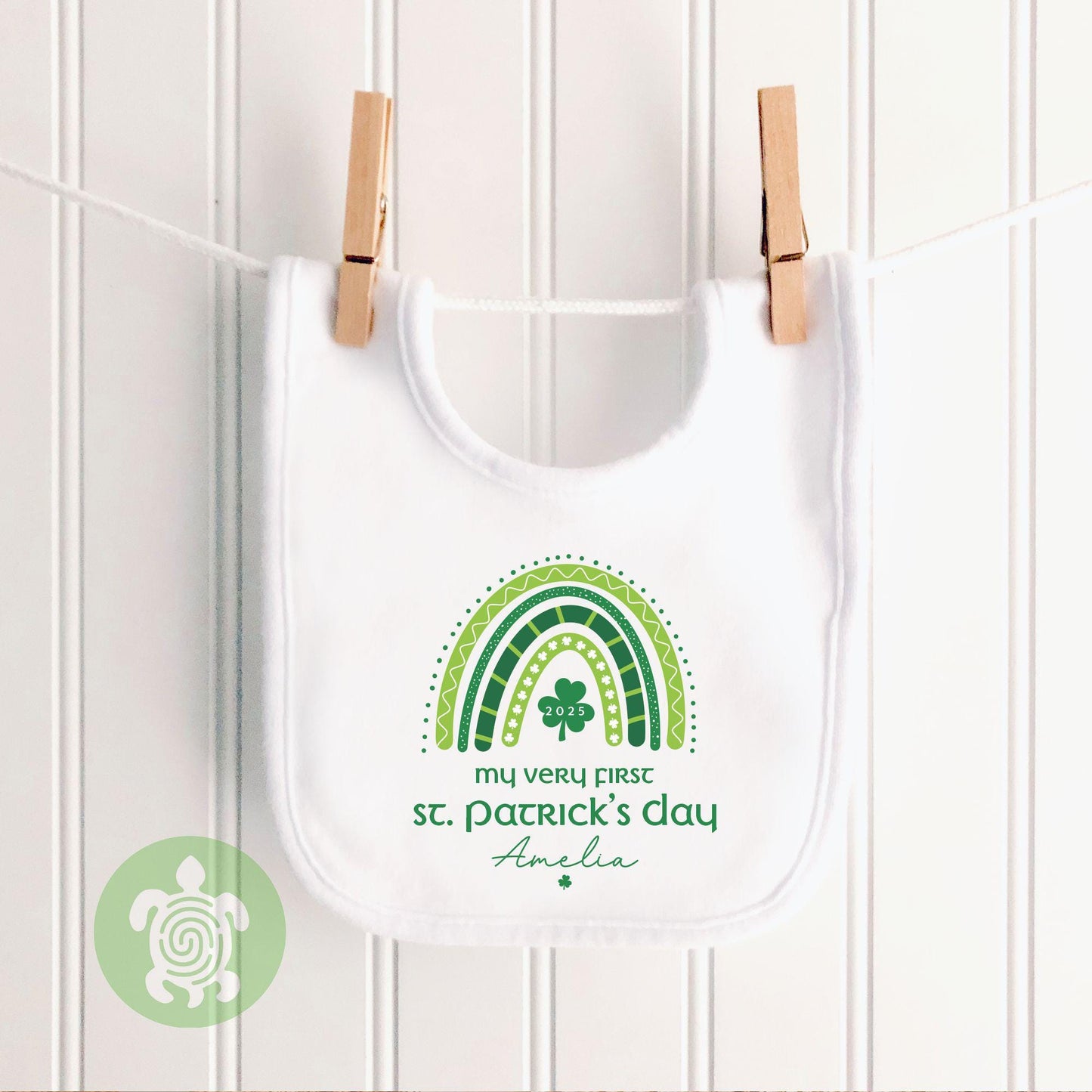 My First St.Patrick's Day Personalised Babygrow Sleepsuit Romper T-shirt Newborn Baby Bodysuit Outfit Gift Irish Celebration Irish Clover