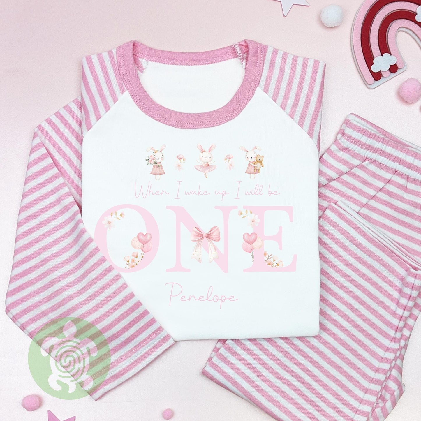 Some Bunny Birthday Personalised Children's, Any Age, When I Wake Up Birthday, Girl Birthday Outfit, 1st 2nd 3rd, Birthday Eve