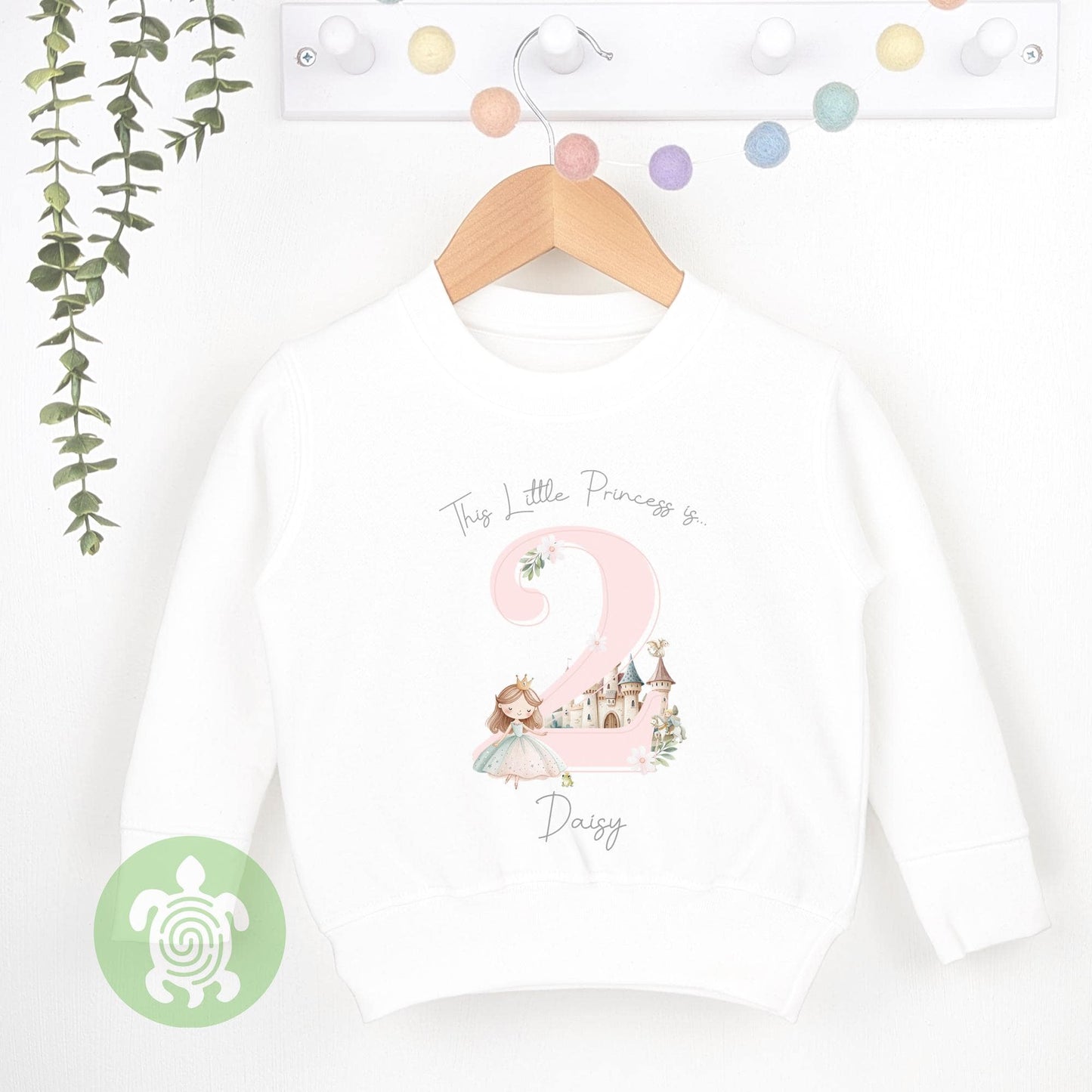 Personalised This Princess is.. Age, 1st Birthday Party Sweatshirt, Personalised First Birthday design, Children's Sweatshirt, Birthday Girl