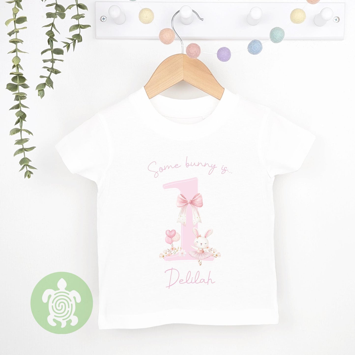 Personalised Some Bunny is... Age, 1st Birthday Party Sweatshirt, Personalised First Birthday design, Children's Sweatshirt, Birthday Girl