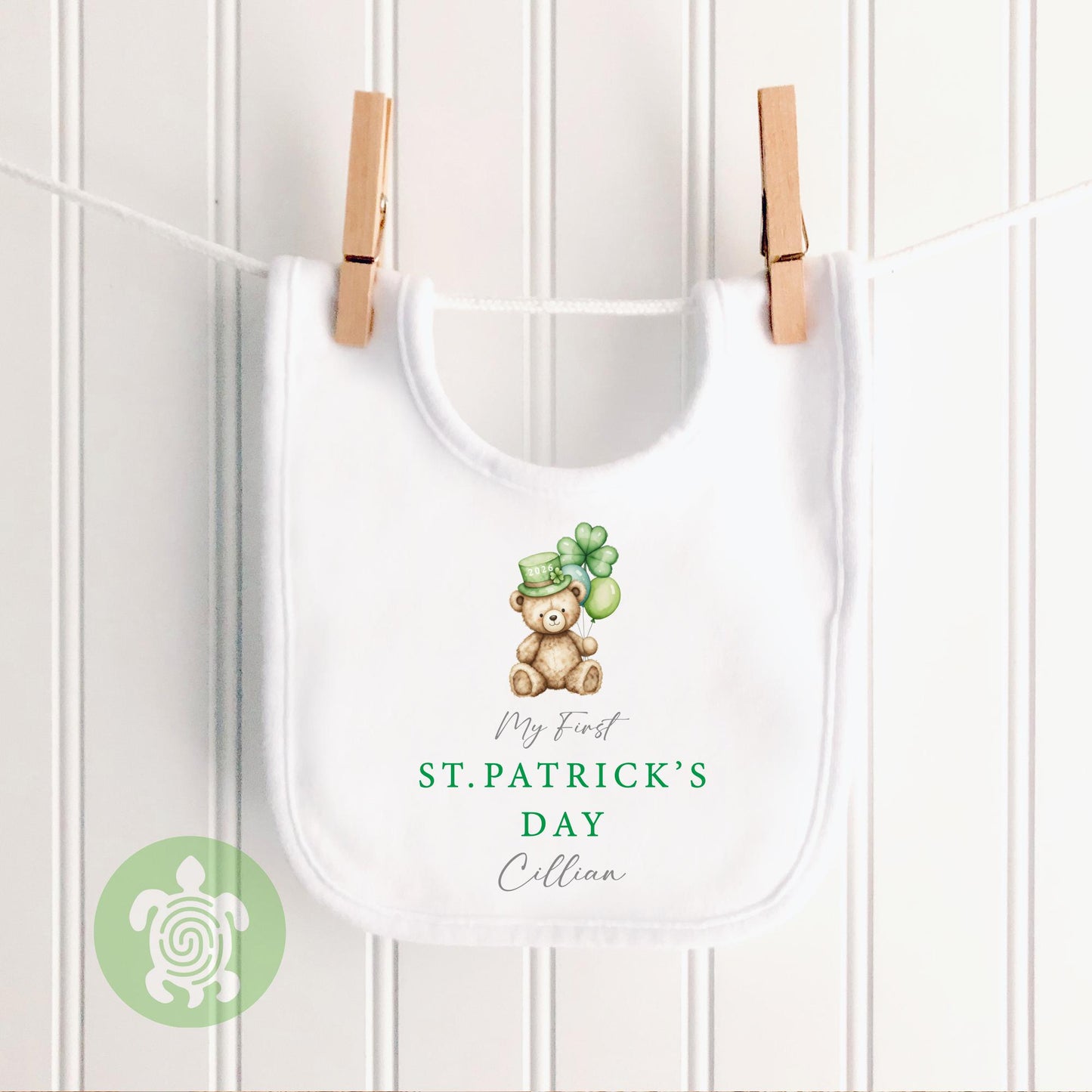 Personalised My First St. Patrick's Day Babygrow, Sleepsuit T-shirt Newborn Baby Bodysuit Outfit Gift Irish Celebration Clover 1st st paddys
