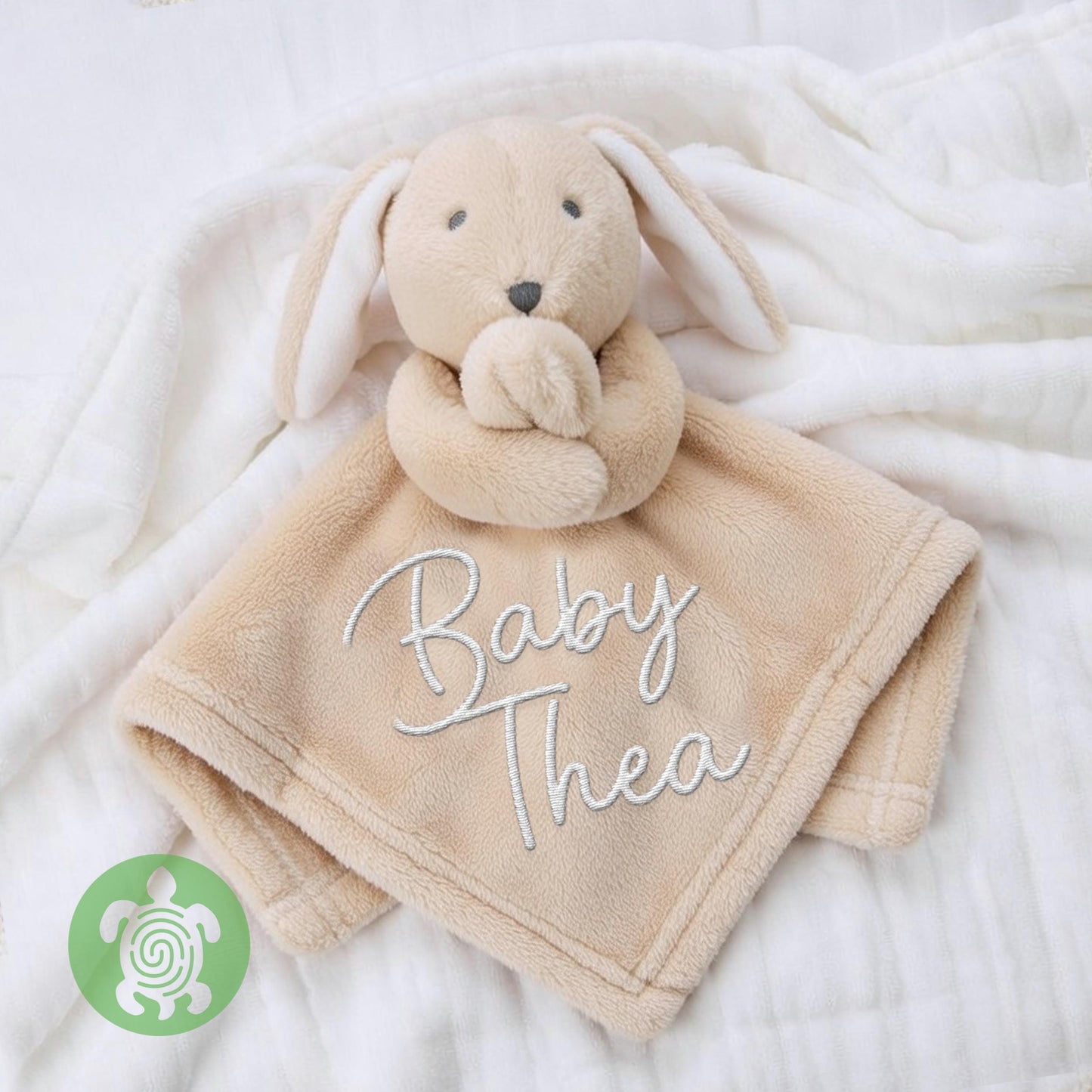 Personalised Embroidered Baby Rabbit Comforter | Baby Shower Gift | Baby Gift | Newborn Girl or Boy | Newborn Baby Gift | New Parents Gift