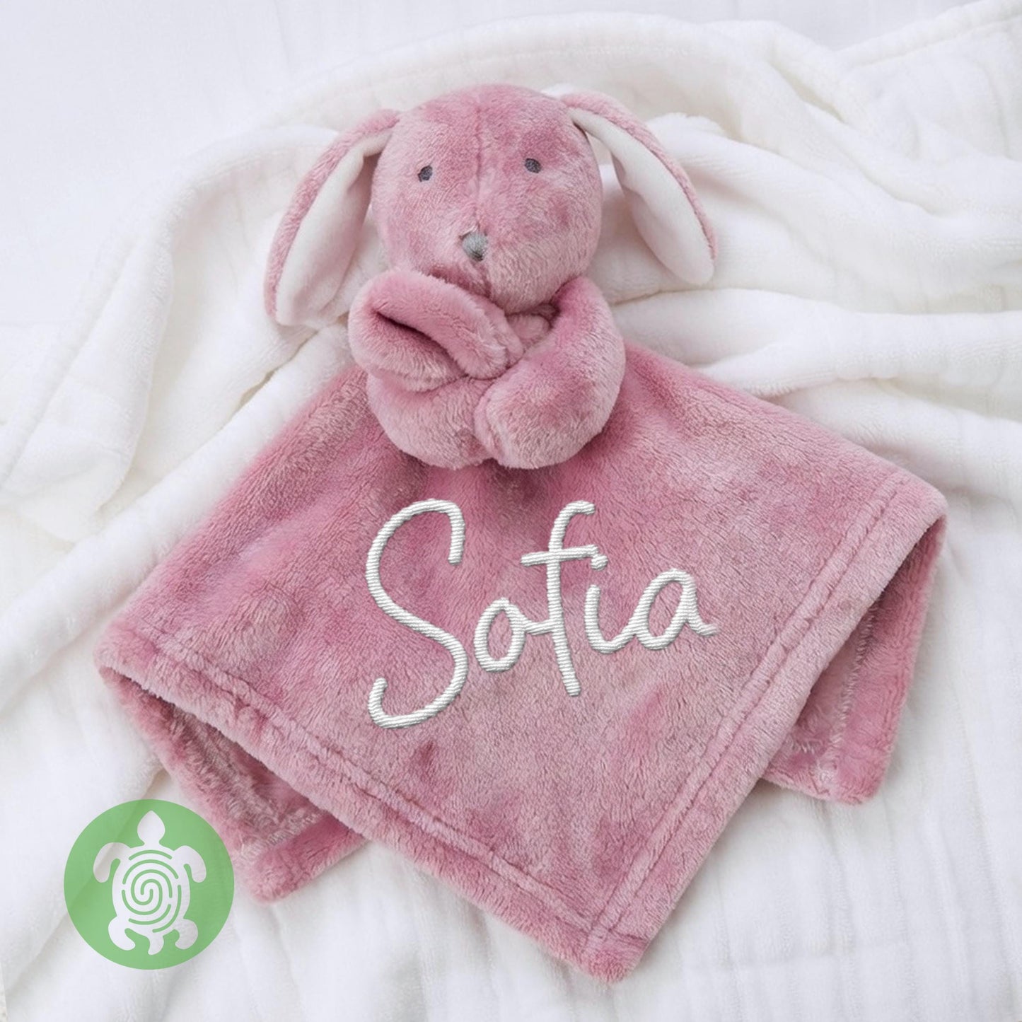 Personalised Embroidered Baby Rabbit Comforter | Baby Shower Gift | Baby Gift | Newborn Girl or Boy | Newborn Baby Gift | New Parents Gift