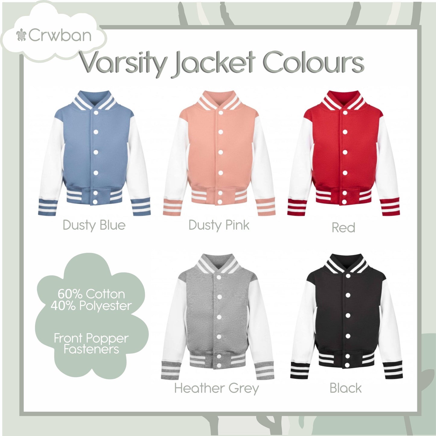 Children's Personalised Varsity Jacket, Initial & Name, College Baseball Style, Boys Girls, Children, Toddler, Birthday Gift, Kids Clothing