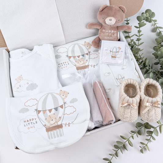 Bear Neutral Baby Gift Set | Baby Shower Gift | Baby Sleepsuit | Baby Gift | Newborn Girl Boy | New Baby Gift | Baby Boy Girl Outfit