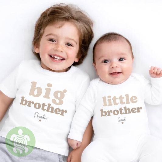 Big Brother & Little Brother Matching Outfits, Big Brother Reveal outfit, Announcement Gift for Siblings and Family, Big Brother Tee