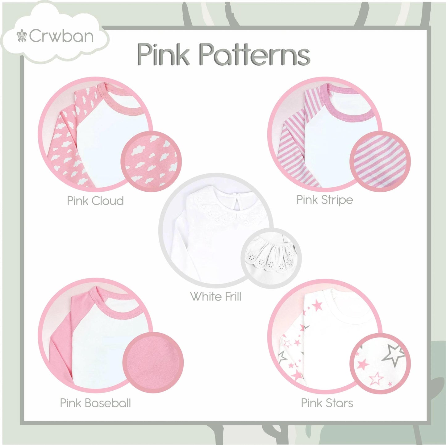 Personalised Pink Farm House Birthday Pyjamas, When I Wake Up I’ll Be, Farm Themed Birthday PJs, Green Strips, Baseball Nightwear, Any Age