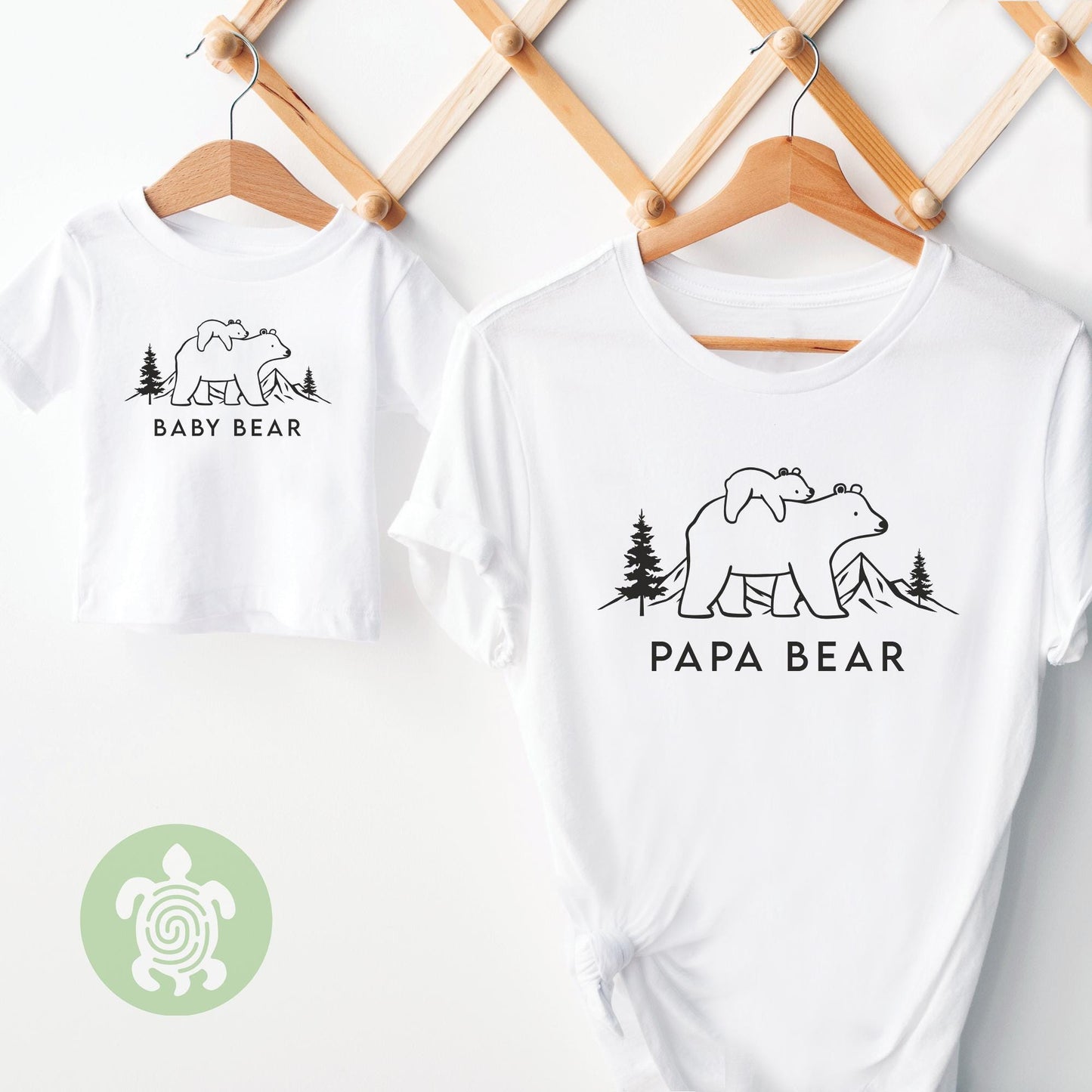 Matching Papa Bear & Baby Bear T-shirts, Father's Day Gift, Toddler Girl Boy, Matching Dad Dada Gift Set, T-shirt Daddy Me, Birthday Gift