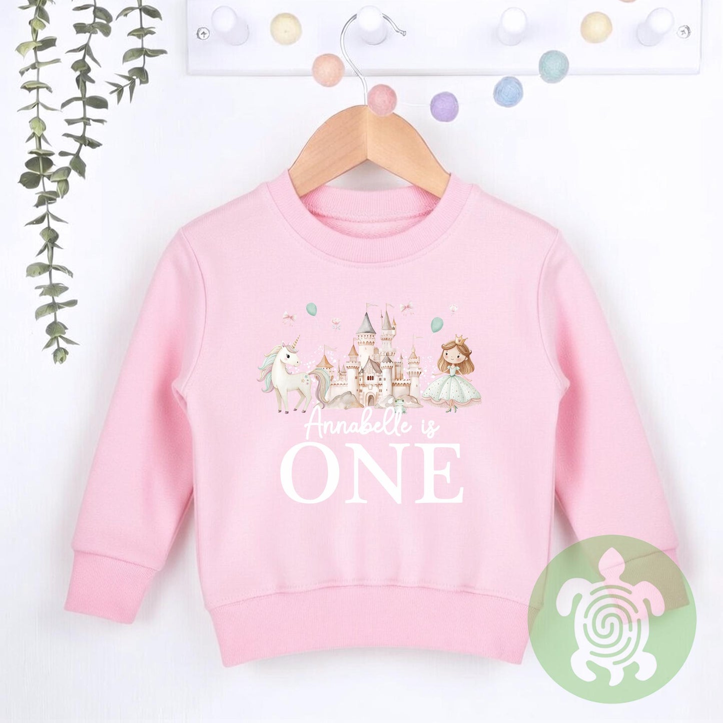 Birthday Princess theme Sweatshirt, Birthday party outfit, any age, Colour Birthday Outfit