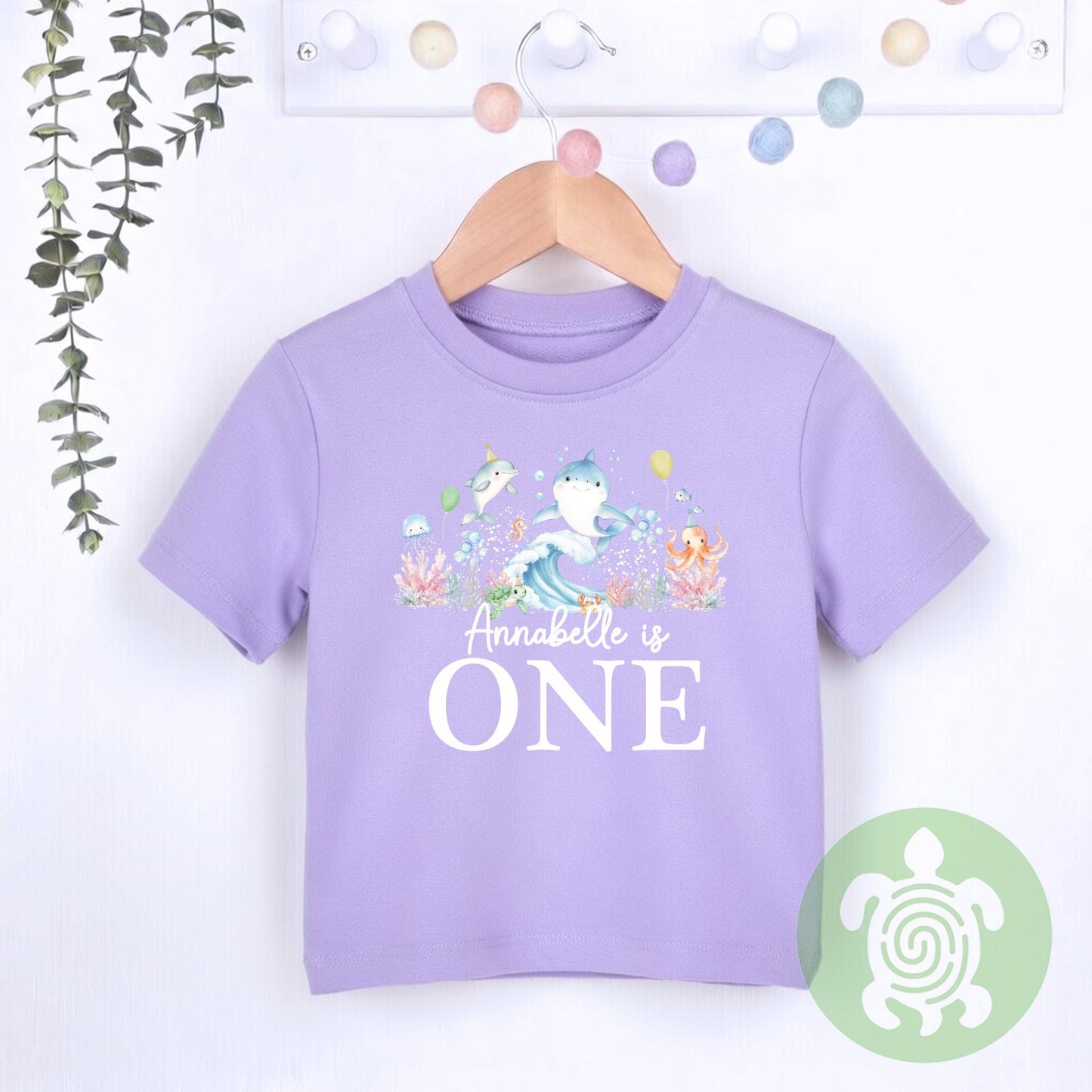 Birthday Sea Life theme Sweatshirt, Birthday party outfit, any age, Colour Birthday Outfit