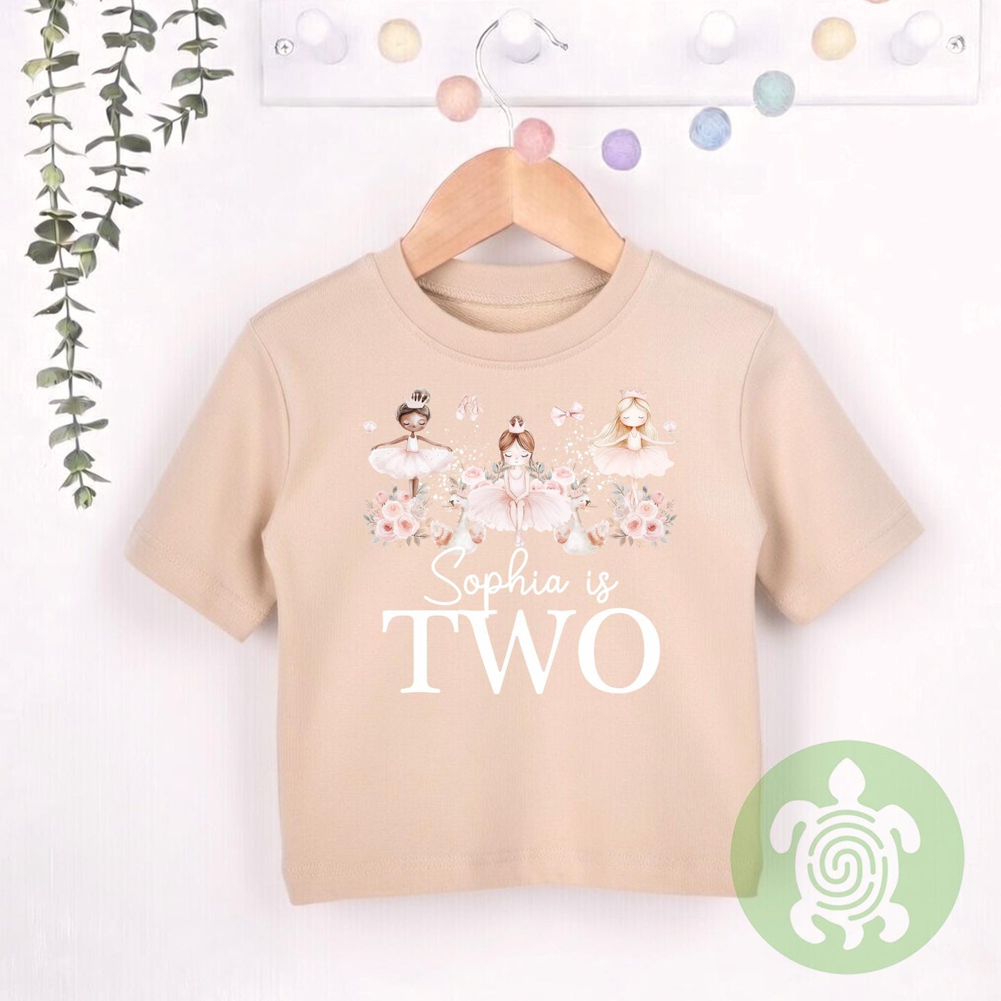 Birthday Ballerina Princess theme Sweatshirt, Birthday party outfit, any age, Colour Birthday Outfit
