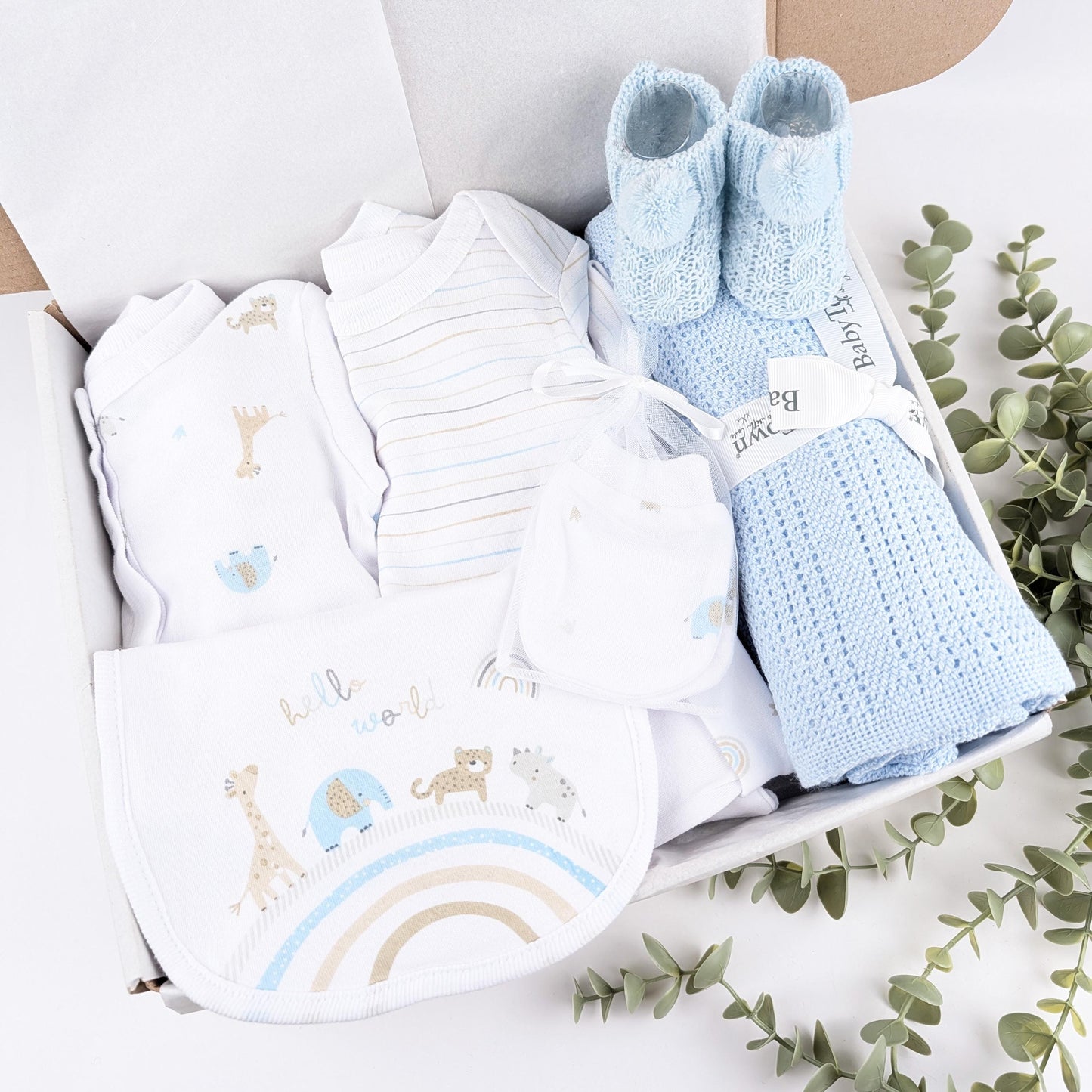 Baby Boy Gift Set | Baby Hamper | Baby Girl Boy Hamper | Baby Shower | Baby Sleepsuit | Baby Gift | Newborn Gift | Newborn Baby Set