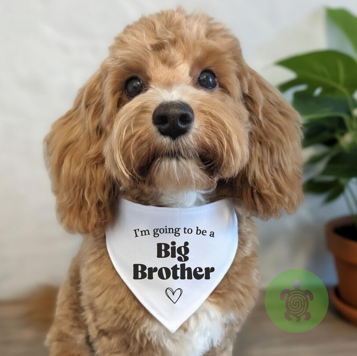 Baby Announcement Pet Bandana, Big Brother, Big Sister, Baby Security, New Baby, Pregnancy Reveal, Baby Dog Scarf, Promoted to Big Brother
