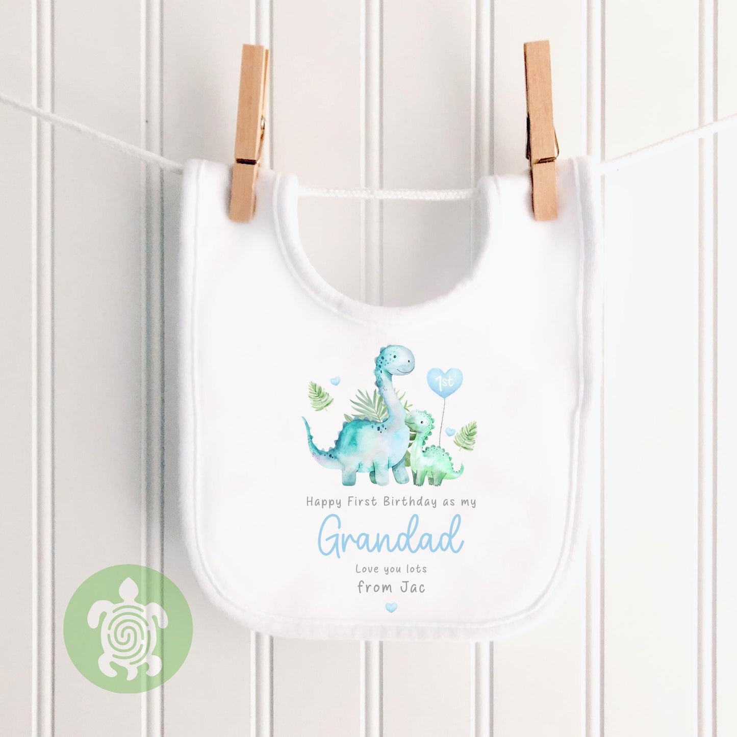 Personalised Dinosaur Happy 1st Birthday as My Mummy Sleepsuit, Baby Gift from Newborn, Baby Outfit, First Birthday as Daddy, Cute Baby Vest