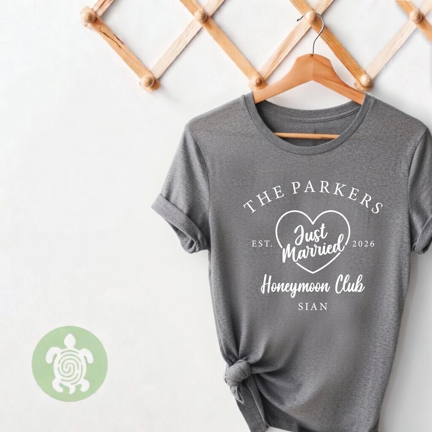 Matching Honeymoon Club Couples T-Shirts, Just Married, Newleyweds Gift, Matching Mr & Mrs, Wedding Present, Holiday Top, His and Hers Tops