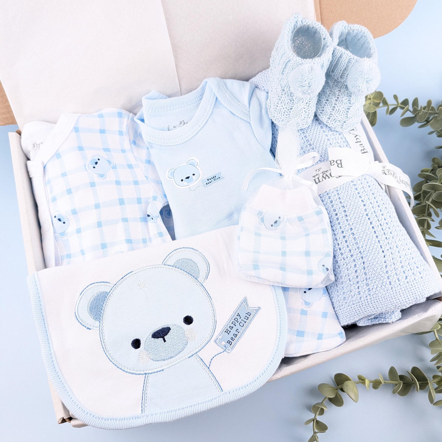 Baby Boy Gift Set | Baby Hamper | Baby Girl Boy Hamper | Baby Shower | Baby Sleepsuit | Baby Gift | Newborn Gift | Newborn Baby Set