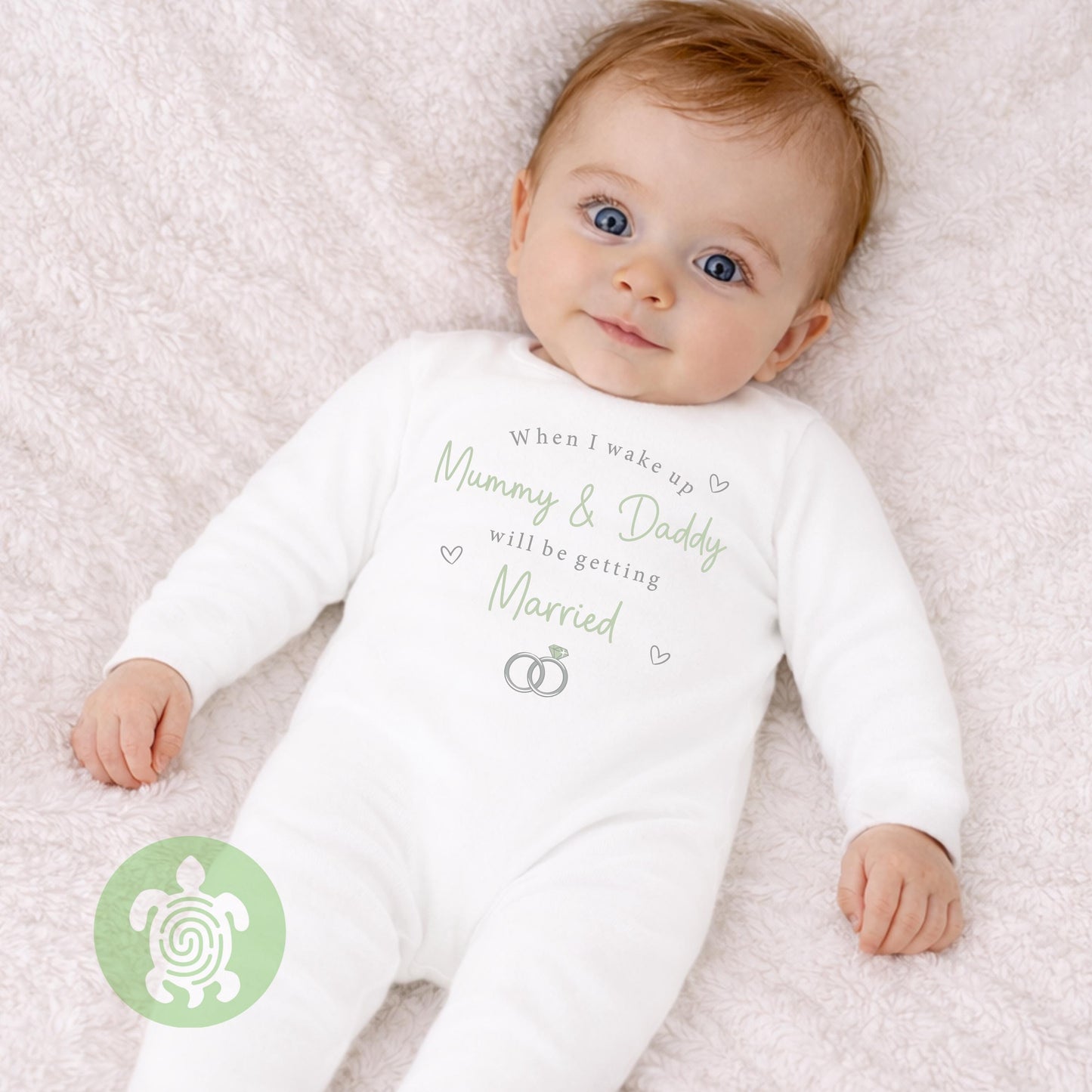 When I Wake Up Mummy & Daddy Are Getting Married, Blue, Green, Pink, Neutral, Purple, Special Occasion, Keepsake, Tight-fitting style