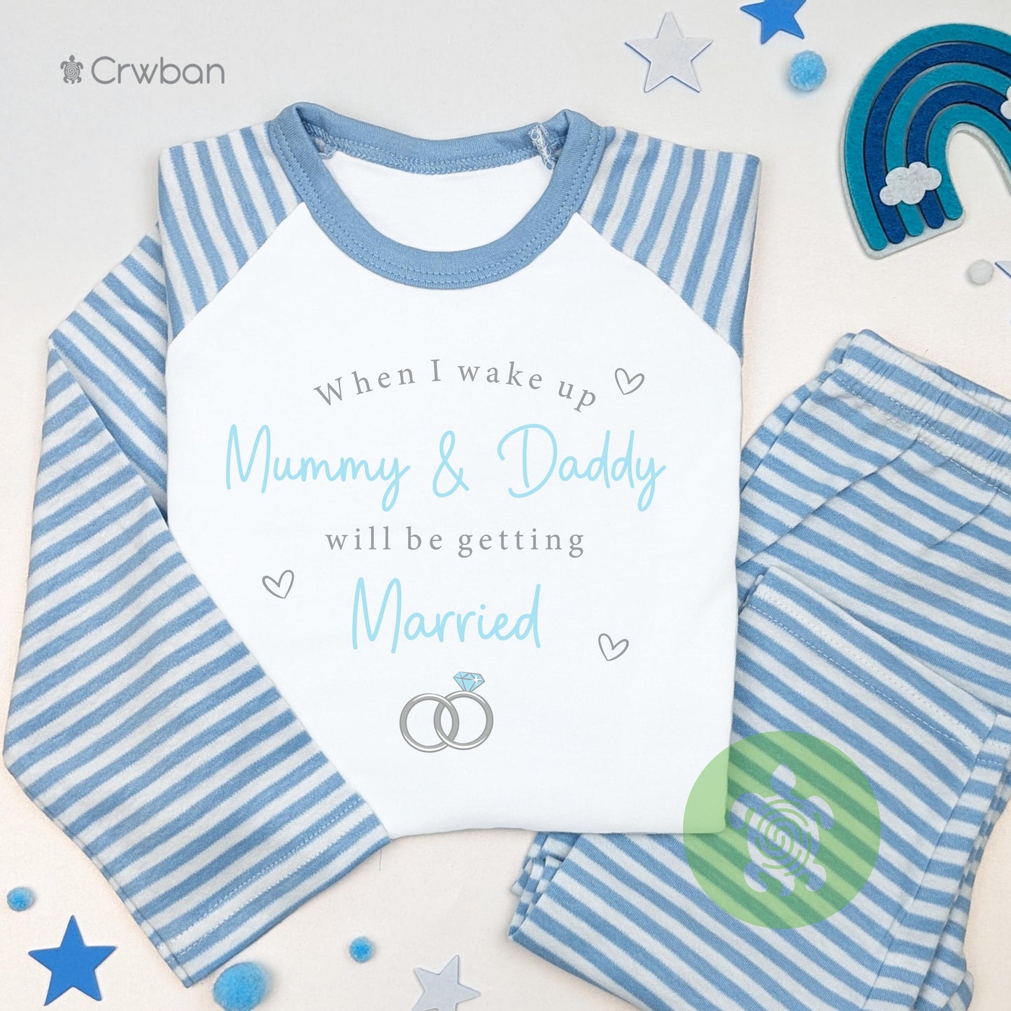 When I Wake Up Mummy & Daddy Are Getting Married, Blue, Green, Pink, Neutral, Purple, Special Occasion, Keepsake, Tight-fitting style