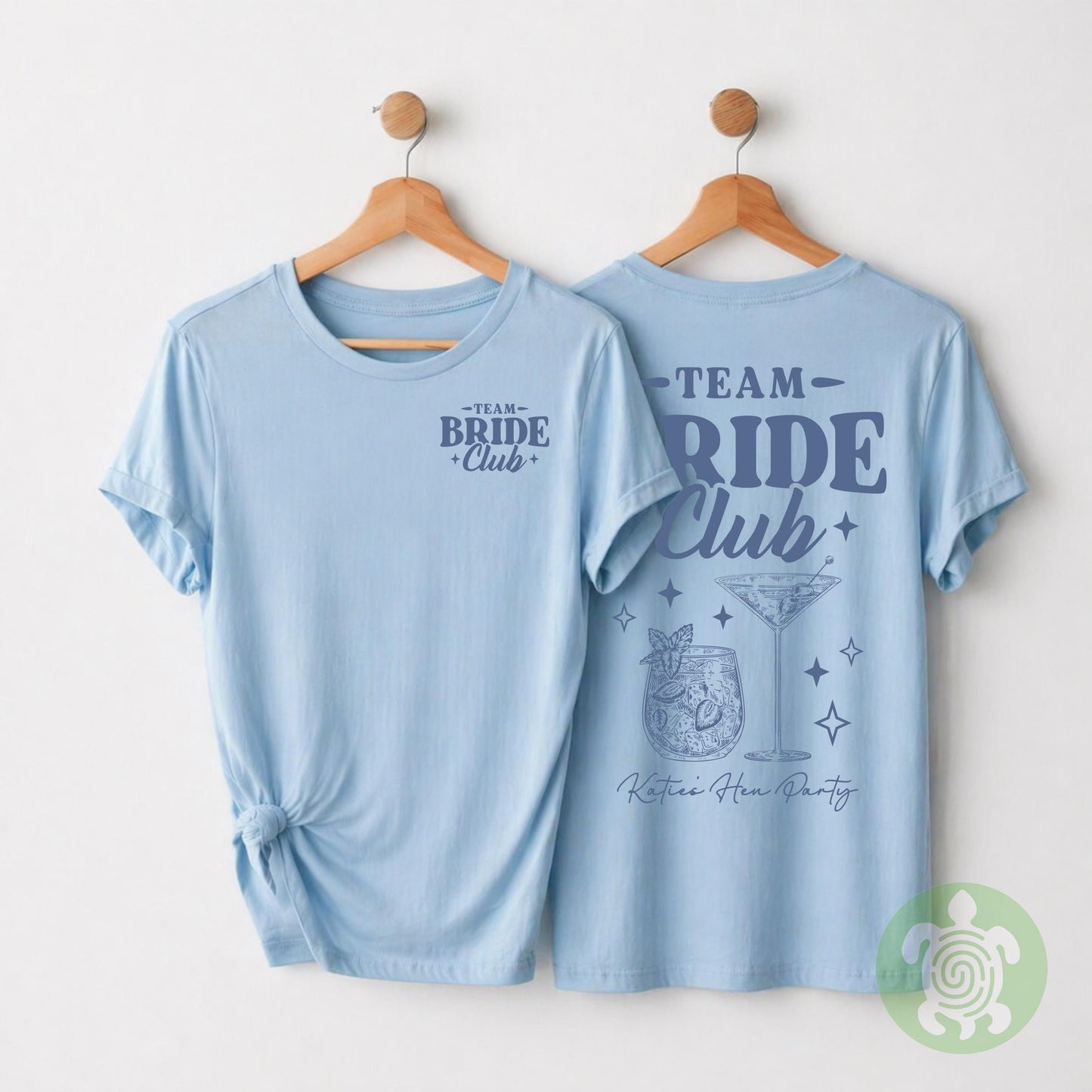 Matching Bride Club Cocktails T-shirt, Personalised Team Bride, Bachelorette Party Tshirts, Bridal Party Top, Bride To Be Tee, Hen Party