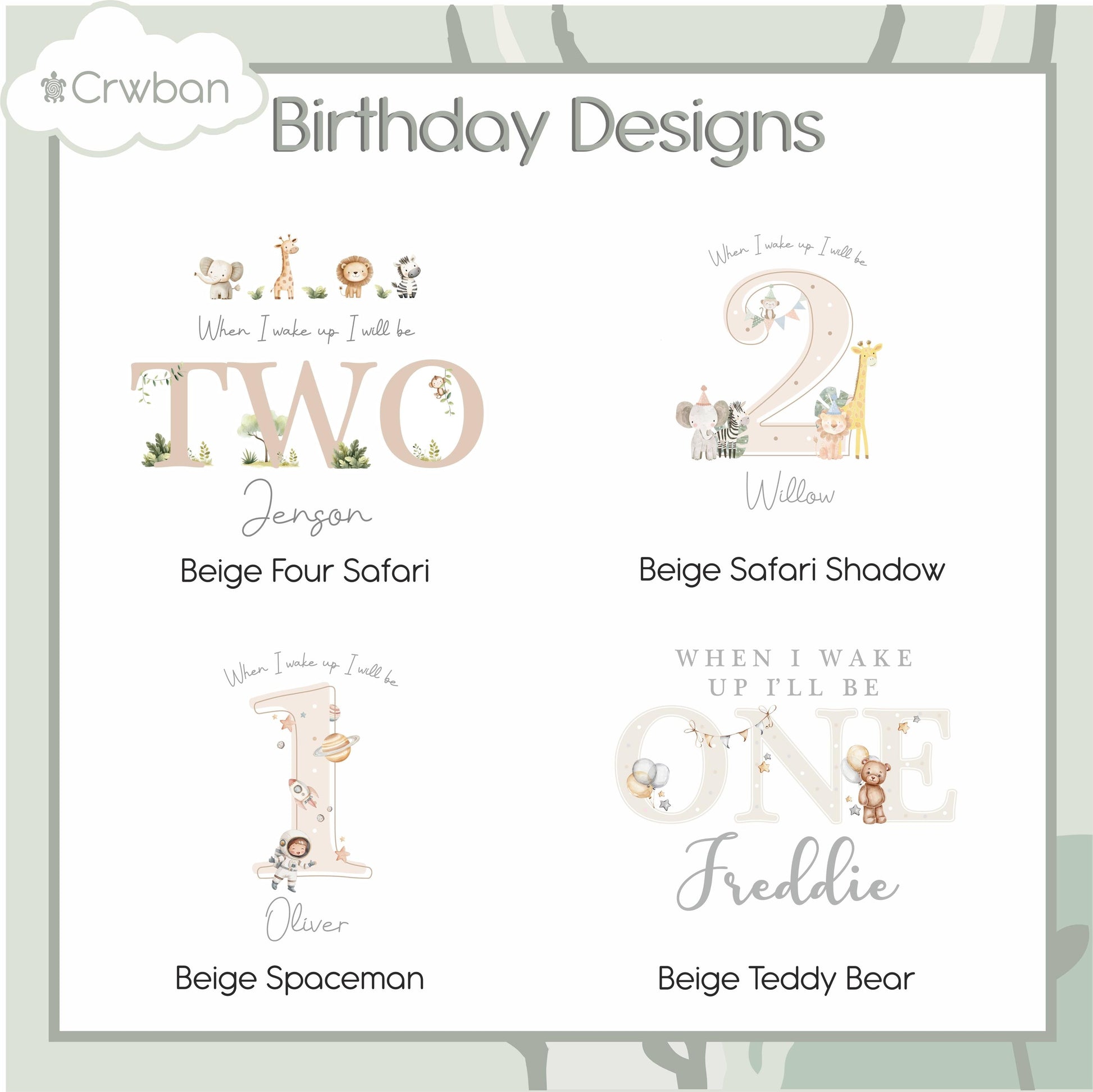Green/Beige Themed Any Age Birthday Boys Shorts & T-shirt Kids Outfit, Birthday Morning Set, Custom Clothing Set, Tight-fitting style