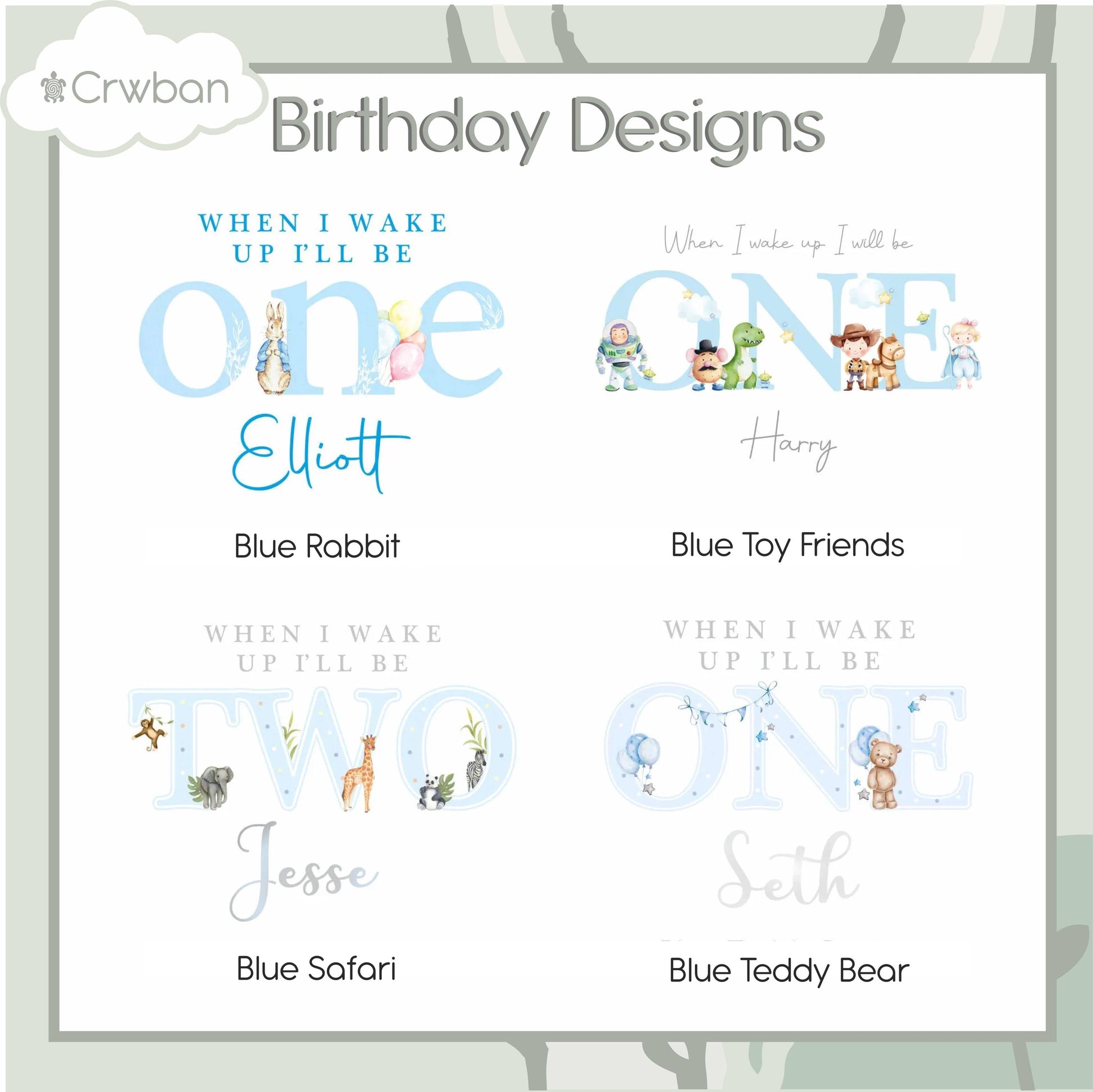 Personalised Blue Themed Any Age Birthday Boys Shorts & T-shirt Set, Birthday Morning Set, Cotton Clothing Set, Tight-fitting style