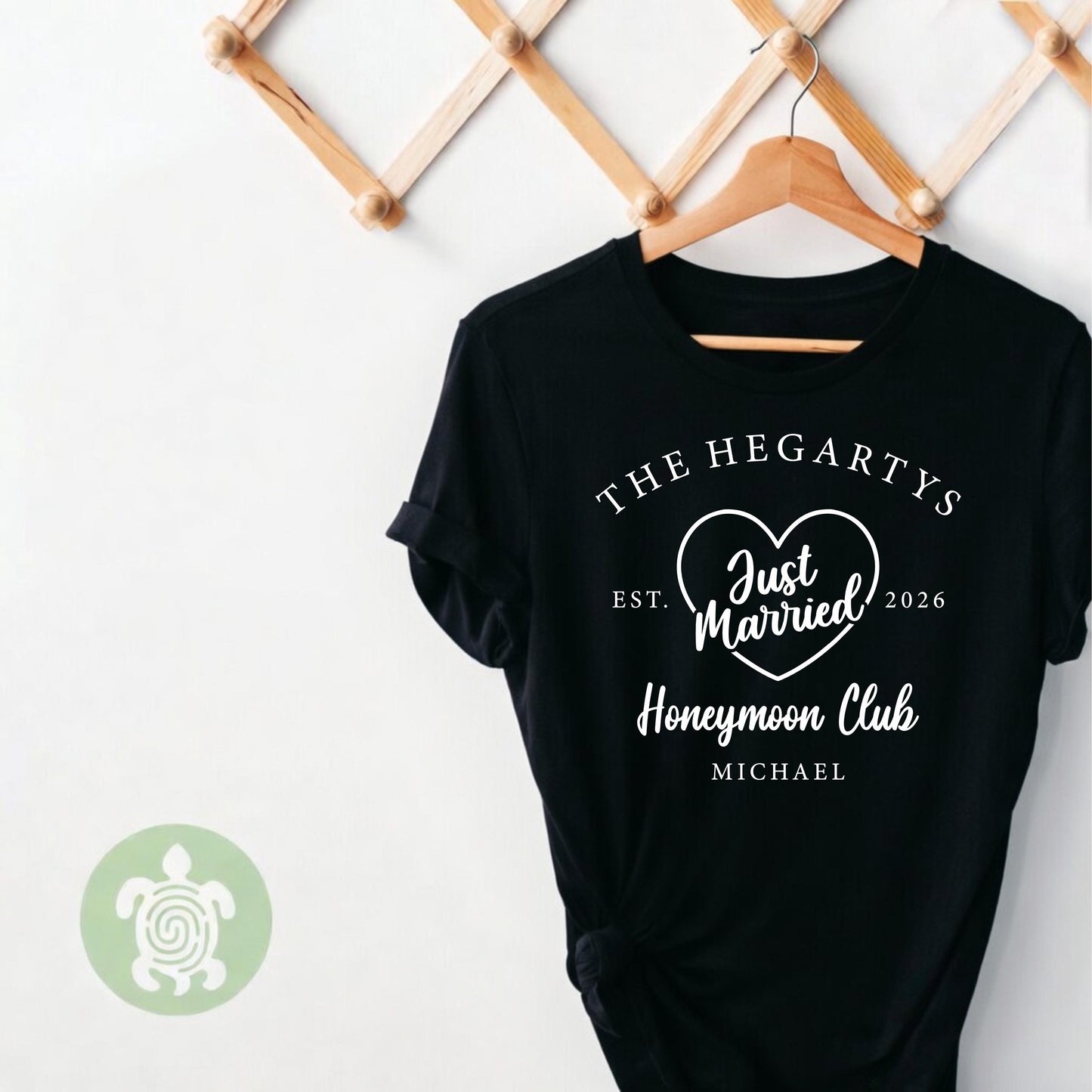 Matching Honeymoon Club Couples T-Shirts, Just Married, Newleyweds Gift, Matching Mr & Mrs, Wedding Present, Holiday Top, His and Hers Tops