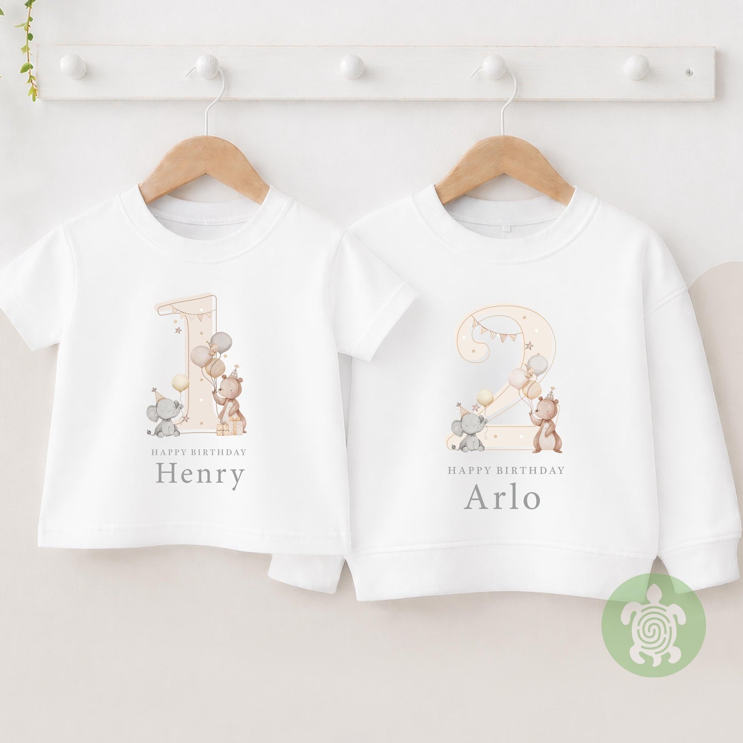 Neutral Teddy Party Any Age, 1st Birthday Party Sweatshirt, Birthday T-shirt, Baby Vest design Childs Jumper, Boy Girl, Birthday outfit