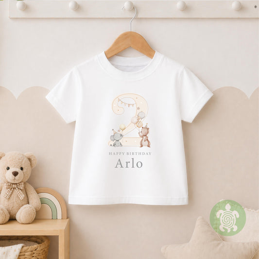 Neutral Teddy Party Any Age, 1st Birthday Party Sweatshirt, Birthday T-shirt, Baby Vest design Childs Jumper, Boy Girl, Birthday outfit